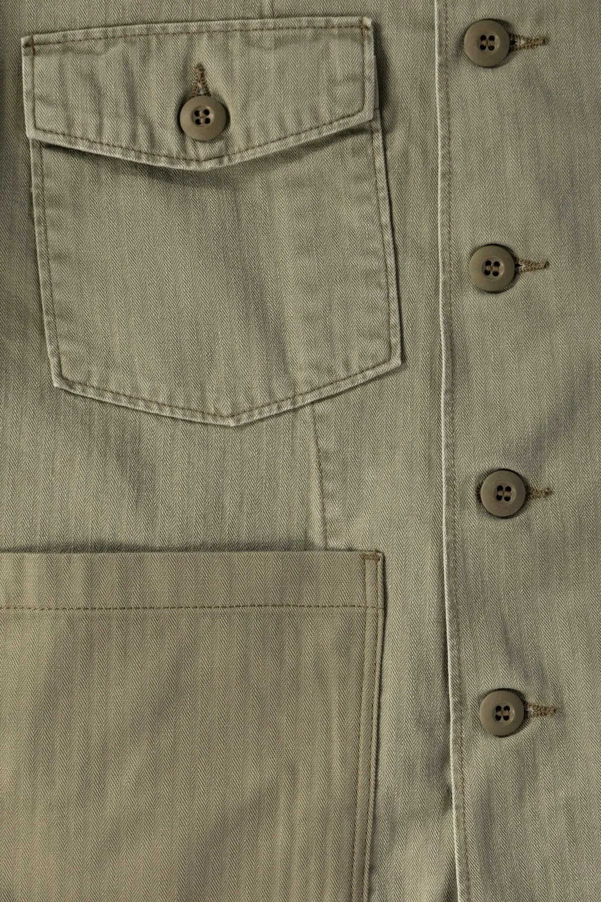 4 Pocket U.S. Army Shirt Jacket - Green