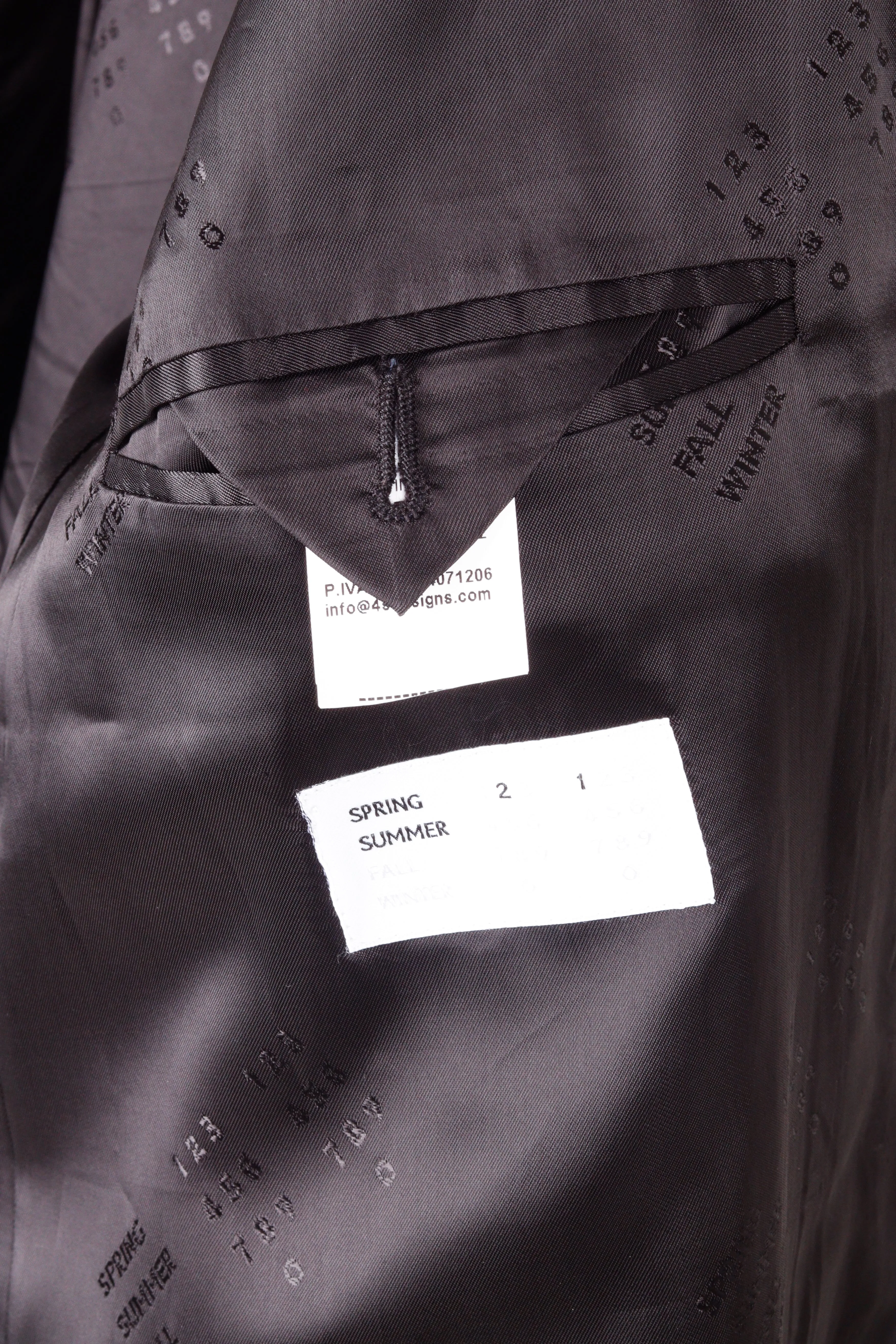 4SDesigns SS21 'Twill Cardigan' Zip-Up Jacket Black (2021)