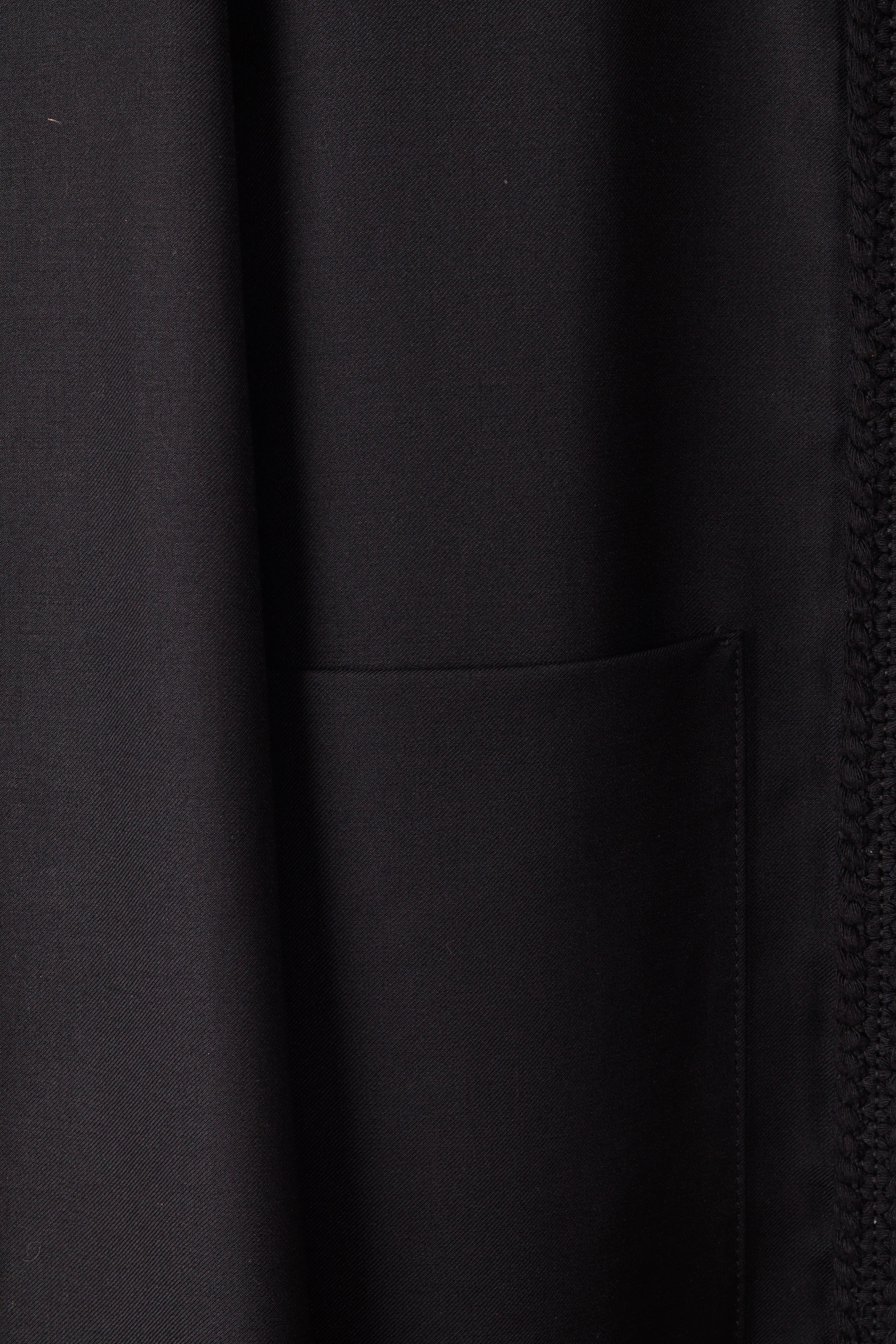 4SDesigns SS21 'Twill Cardigan' Zip-Up Jacket Black (2021)