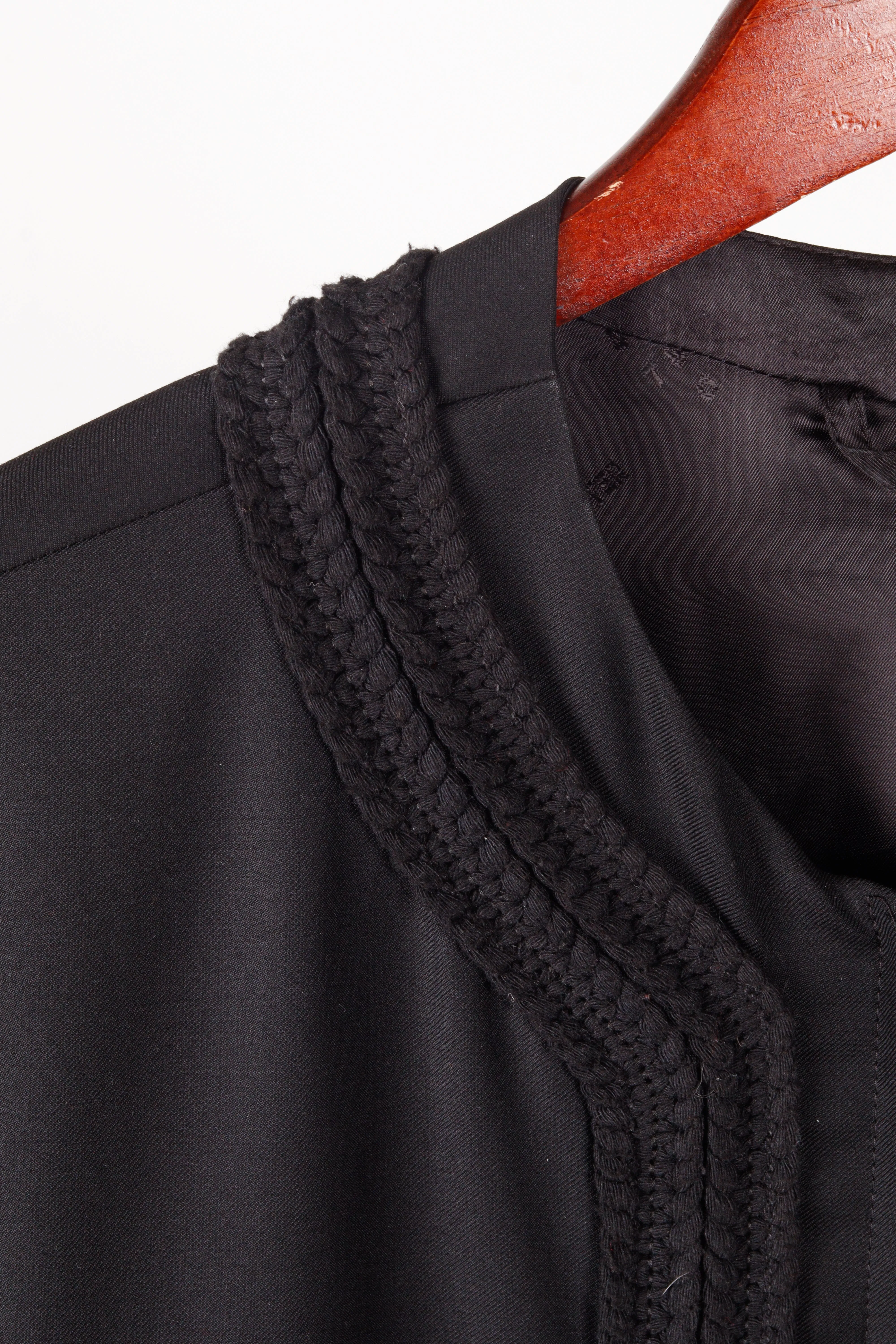 4SDesigns SS21 'Twill Cardigan' Zip-Up Jacket Black (2021)