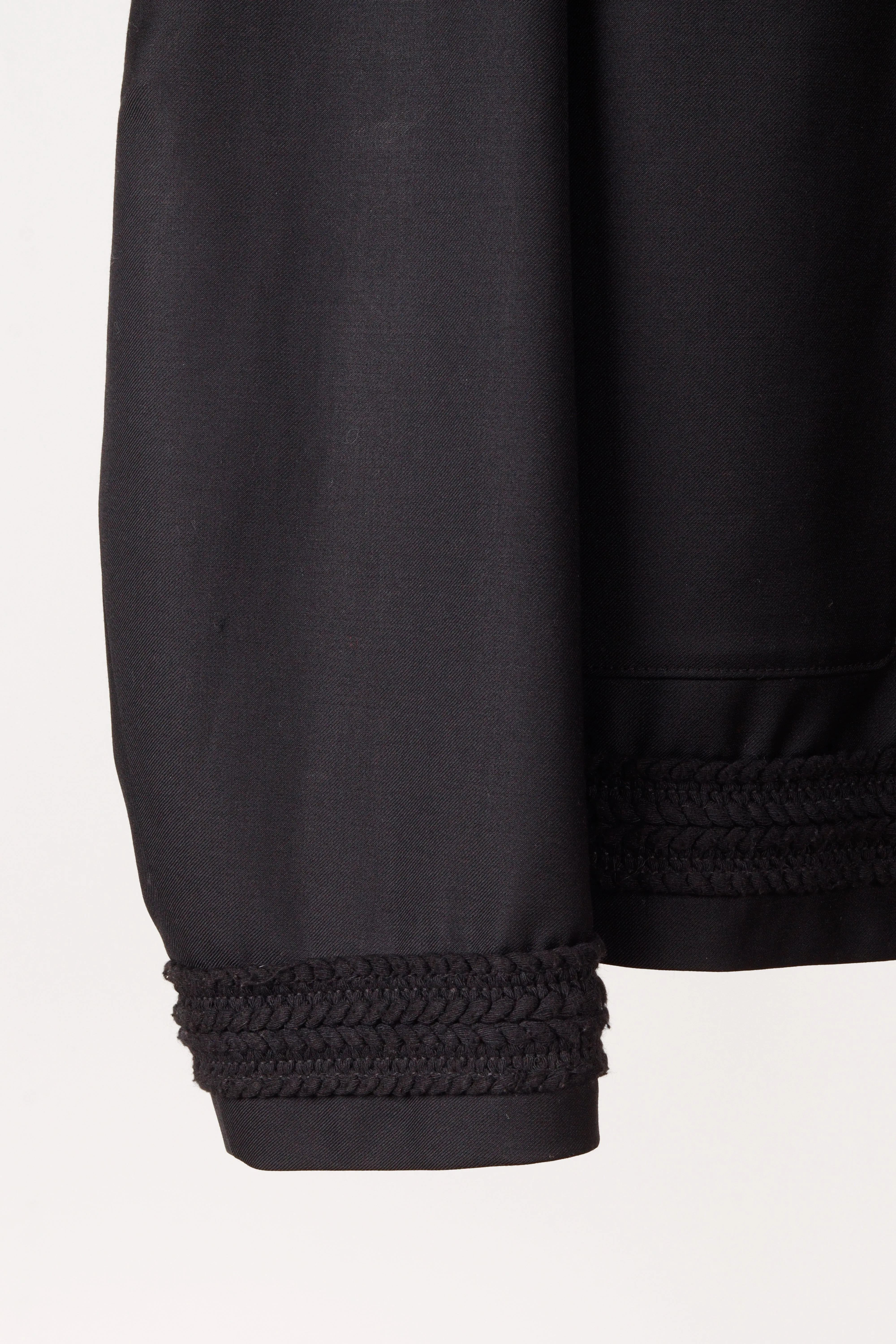 4SDesigns SS21 'Twill Cardigan' Zip-Up Jacket Black (2021)