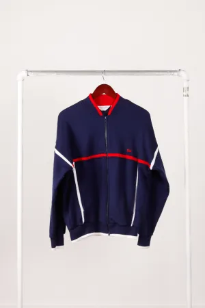 80's Christian Dior Monsieur 'Color Piping Contrast' Track Suit Navy