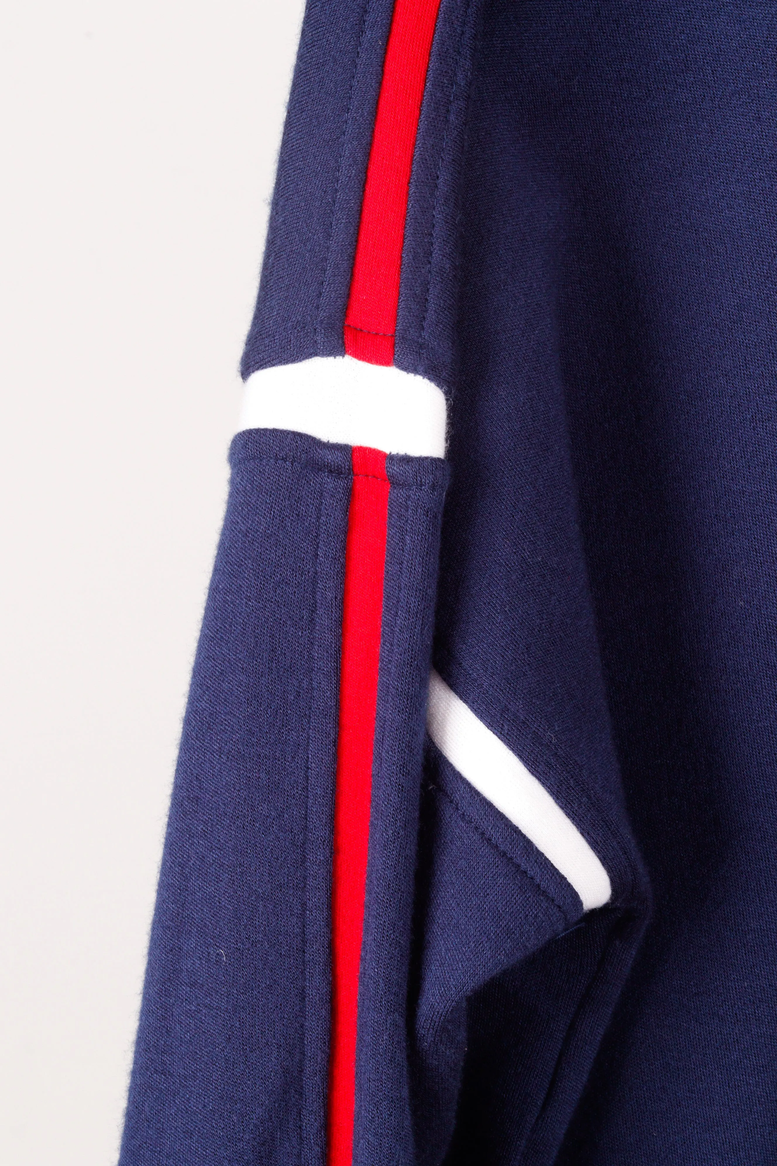 80's Christian Dior Monsieur 'Color Piping Contrast' Track Suit Navy