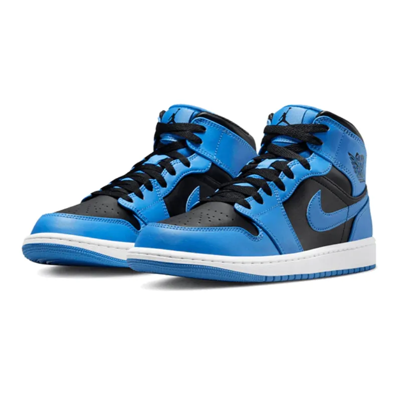 Air Jordan 1 Mid University Blue Black