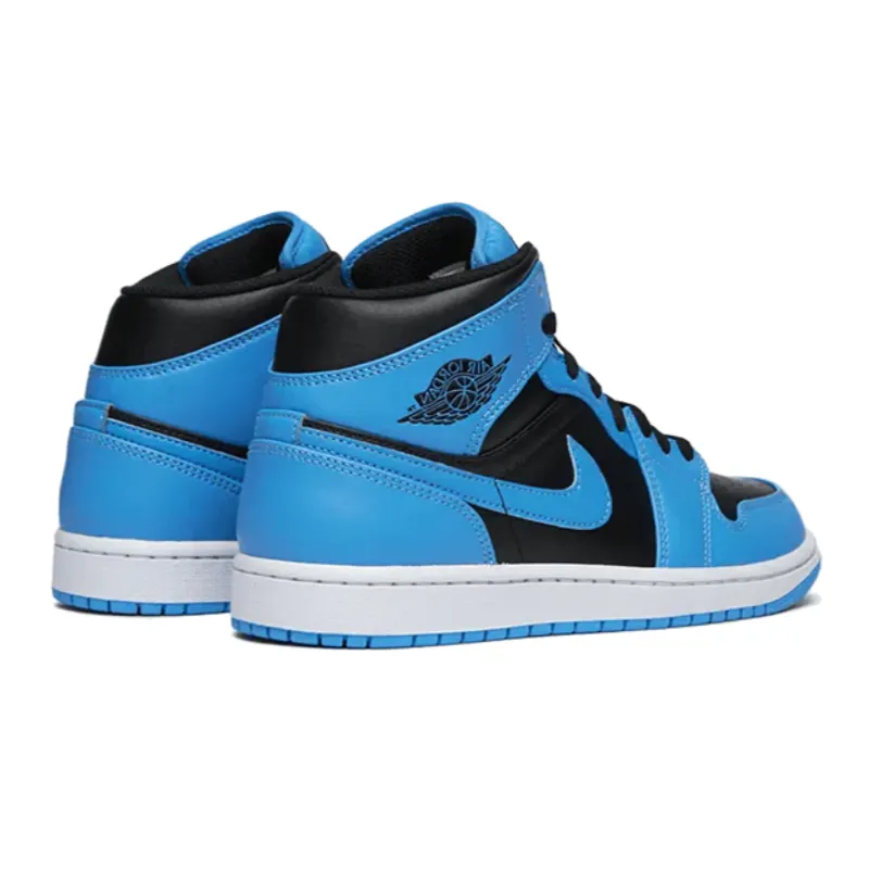 Air Jordan 1 Mid University Blue Black