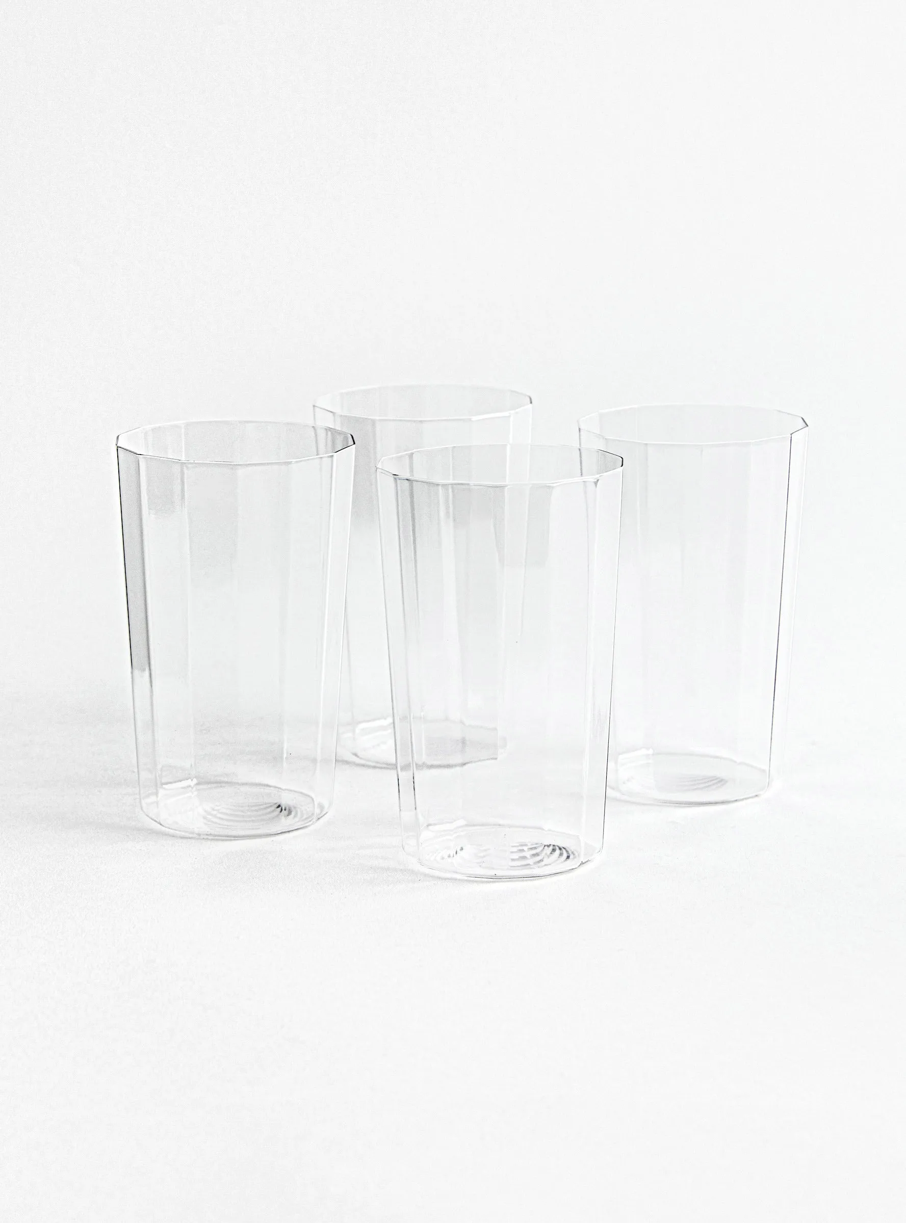 Angle Glass set of 4 Large