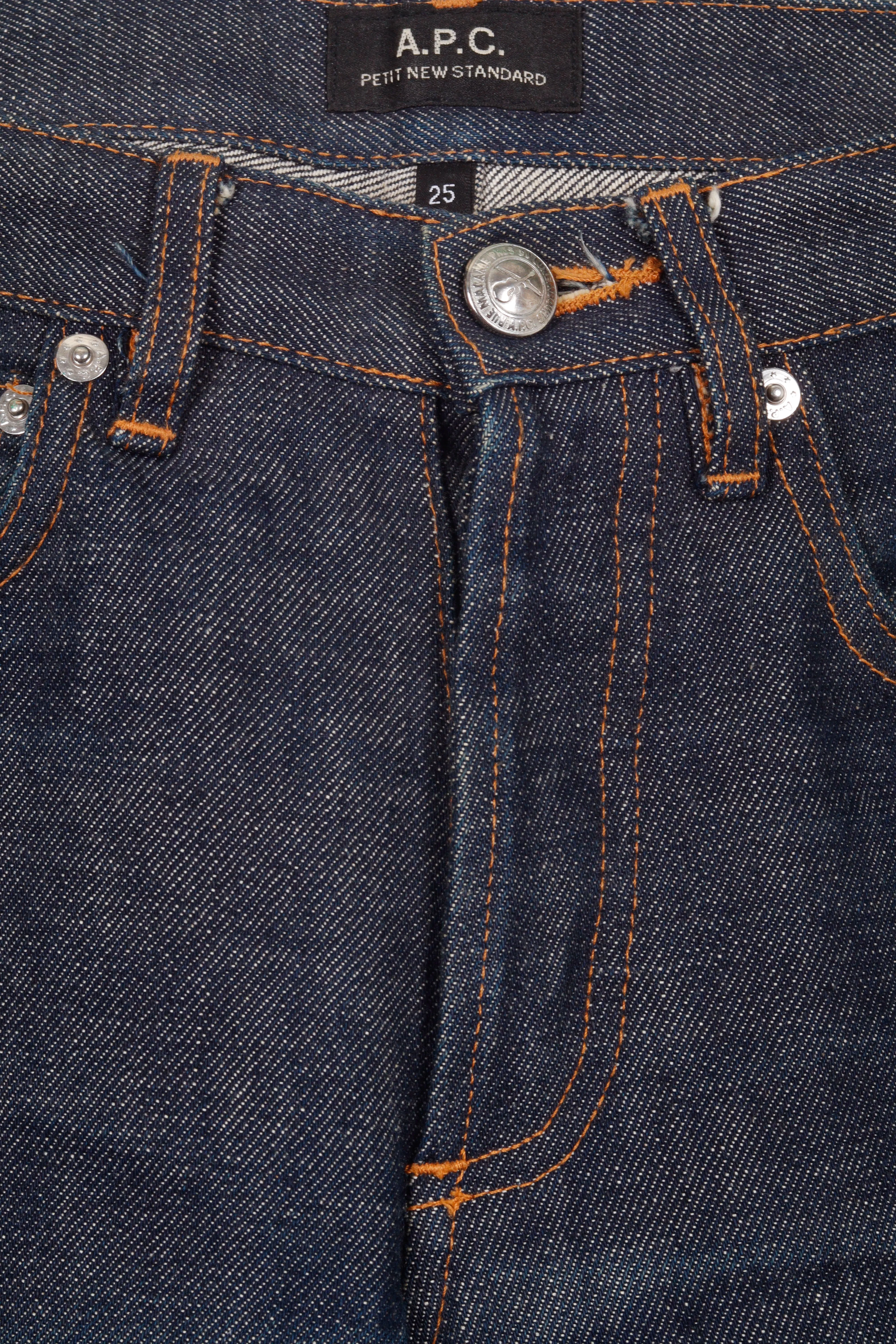 APC 'Petit New Standard' Selvedge Denim Jeans Indigo