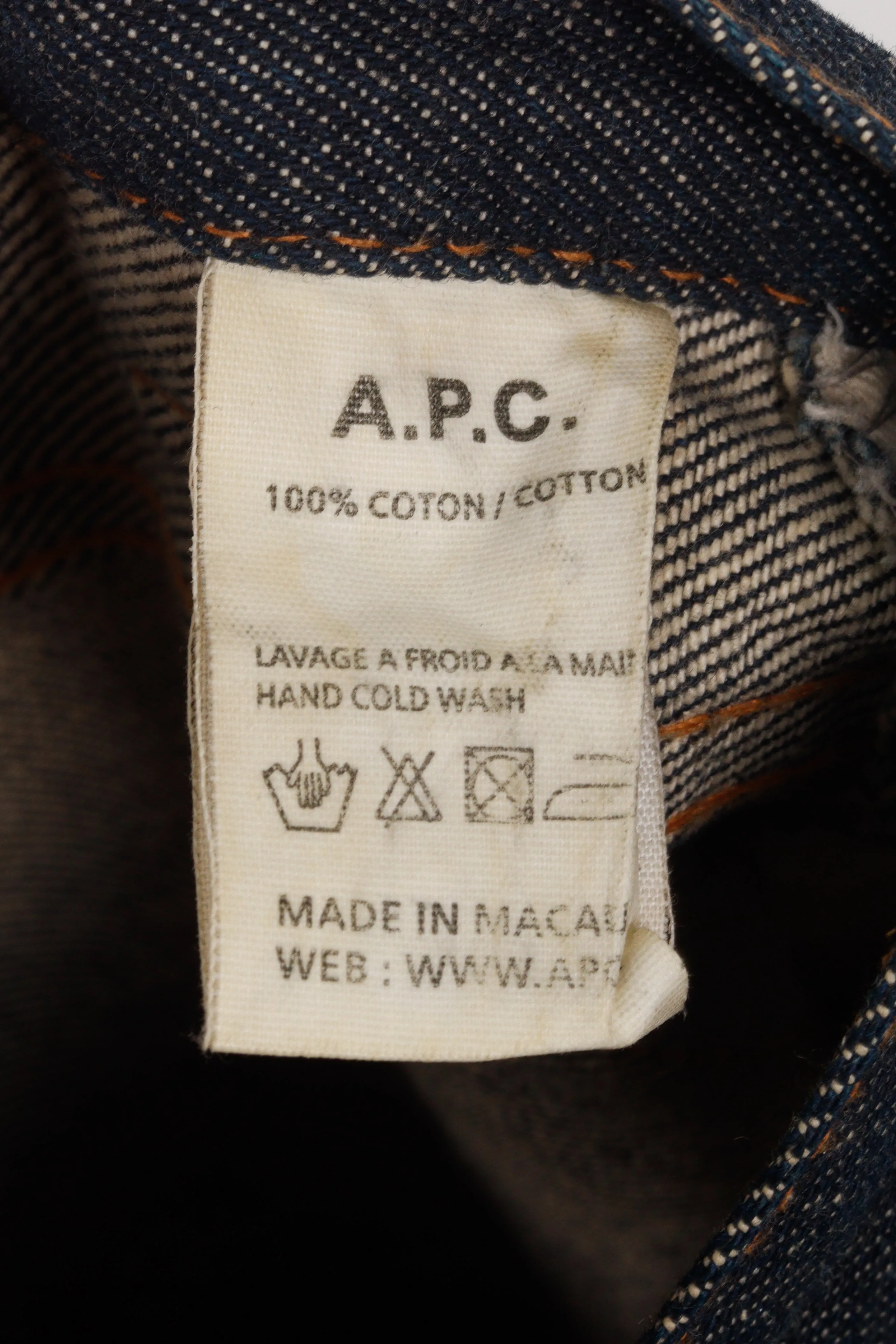 APC 'Petit New Standard' Selvedge Denim Jeans Indigo