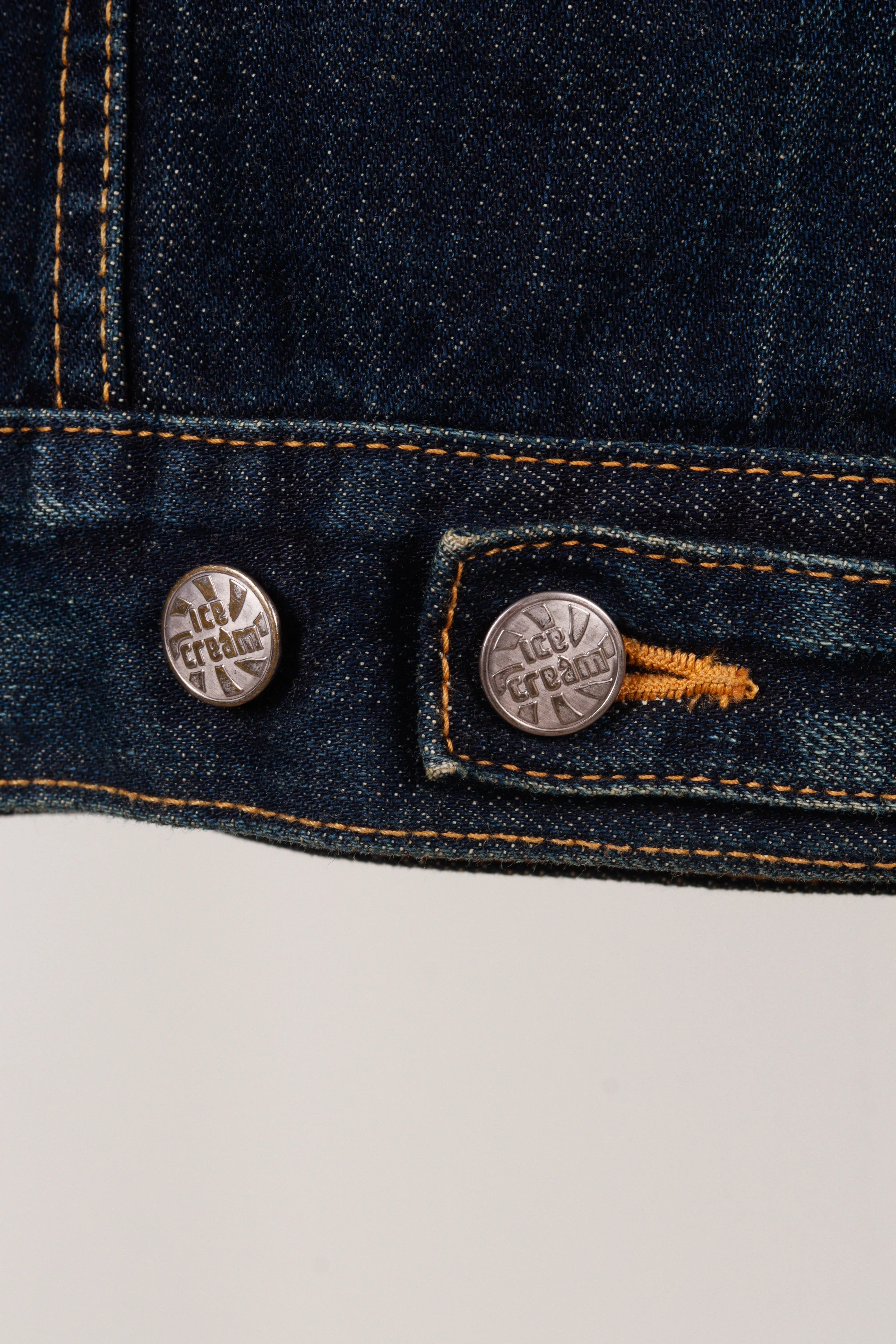 Billionaire Boys Club 'Swarovski Crystal Popsicle' Trucker Denim Jacket Indigo
