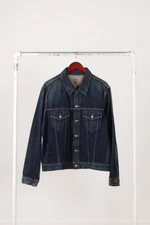 Billionaire Boys Club 'Swarovski Crystal Popsicle' Trucker Denim Jacket Indigo