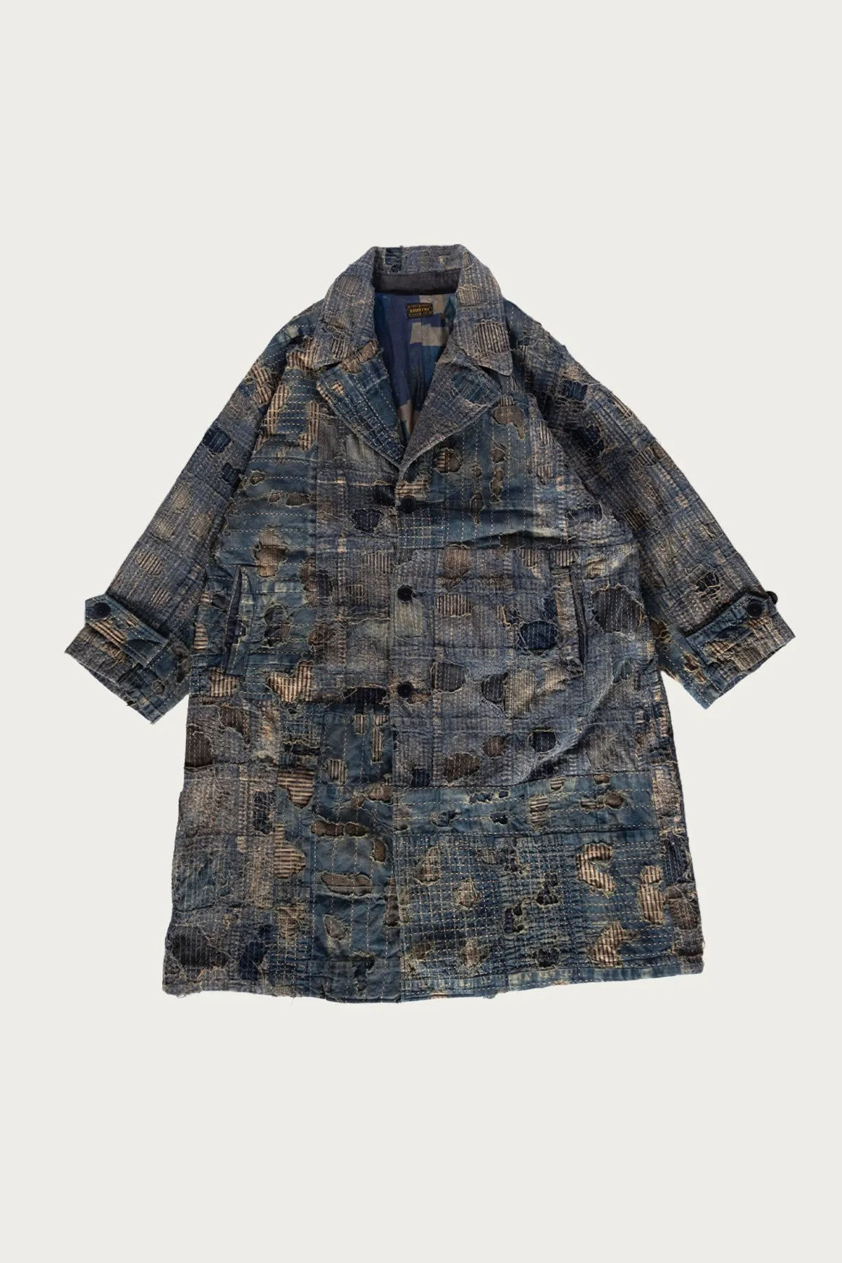 BORO CAVALIER Coat - Indigo