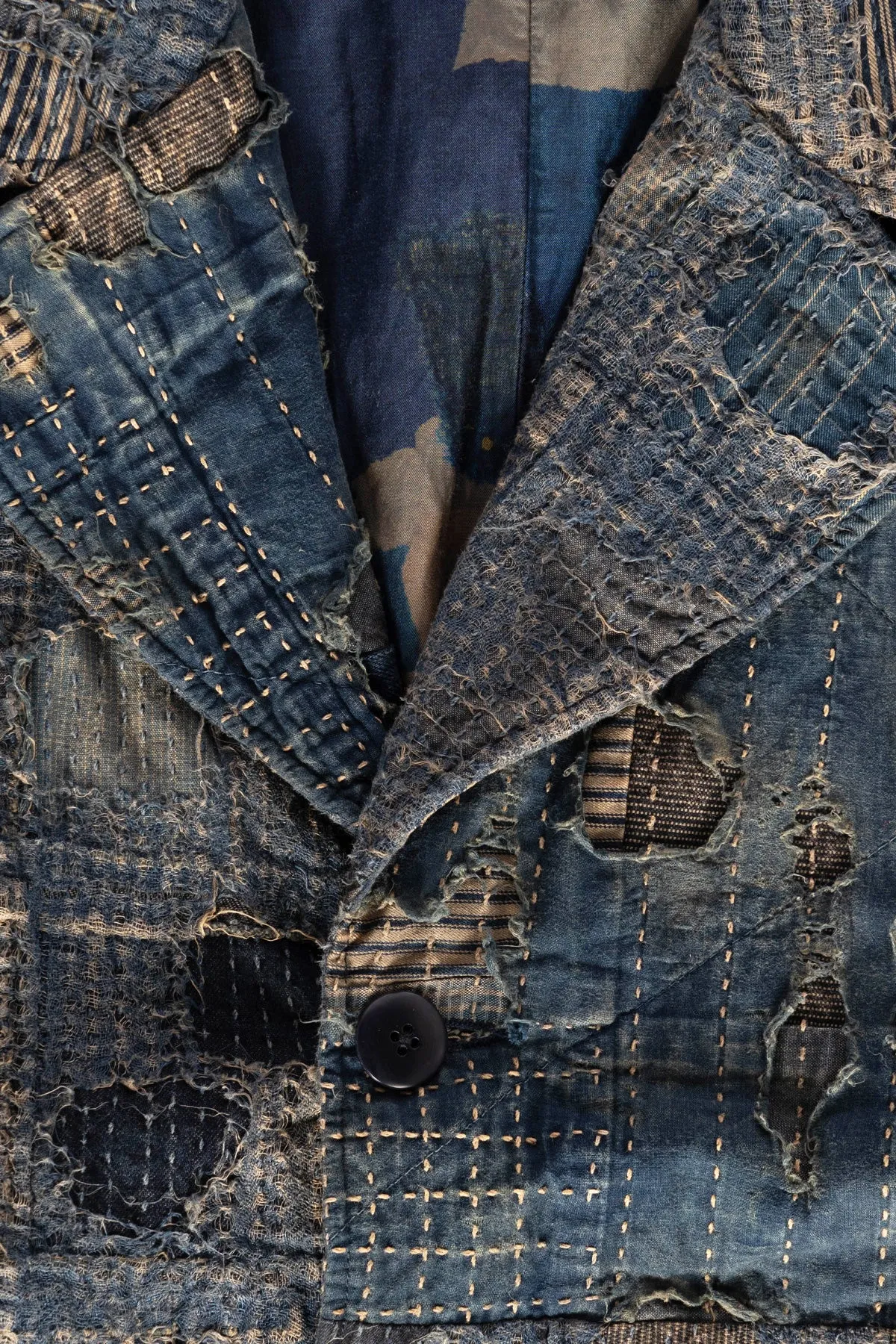 BORO CAVALIER Coat - Indigo