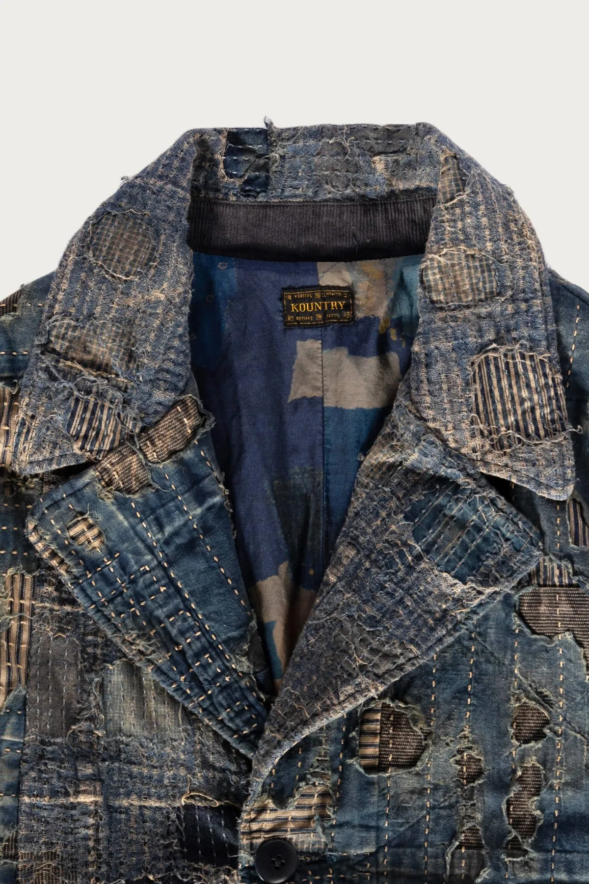 BORO CAVALIER Coat - Indigo