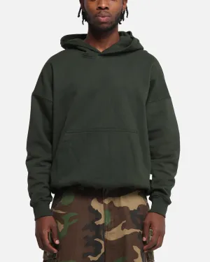 Carr Blanc Oversized Hoodie Dark Green