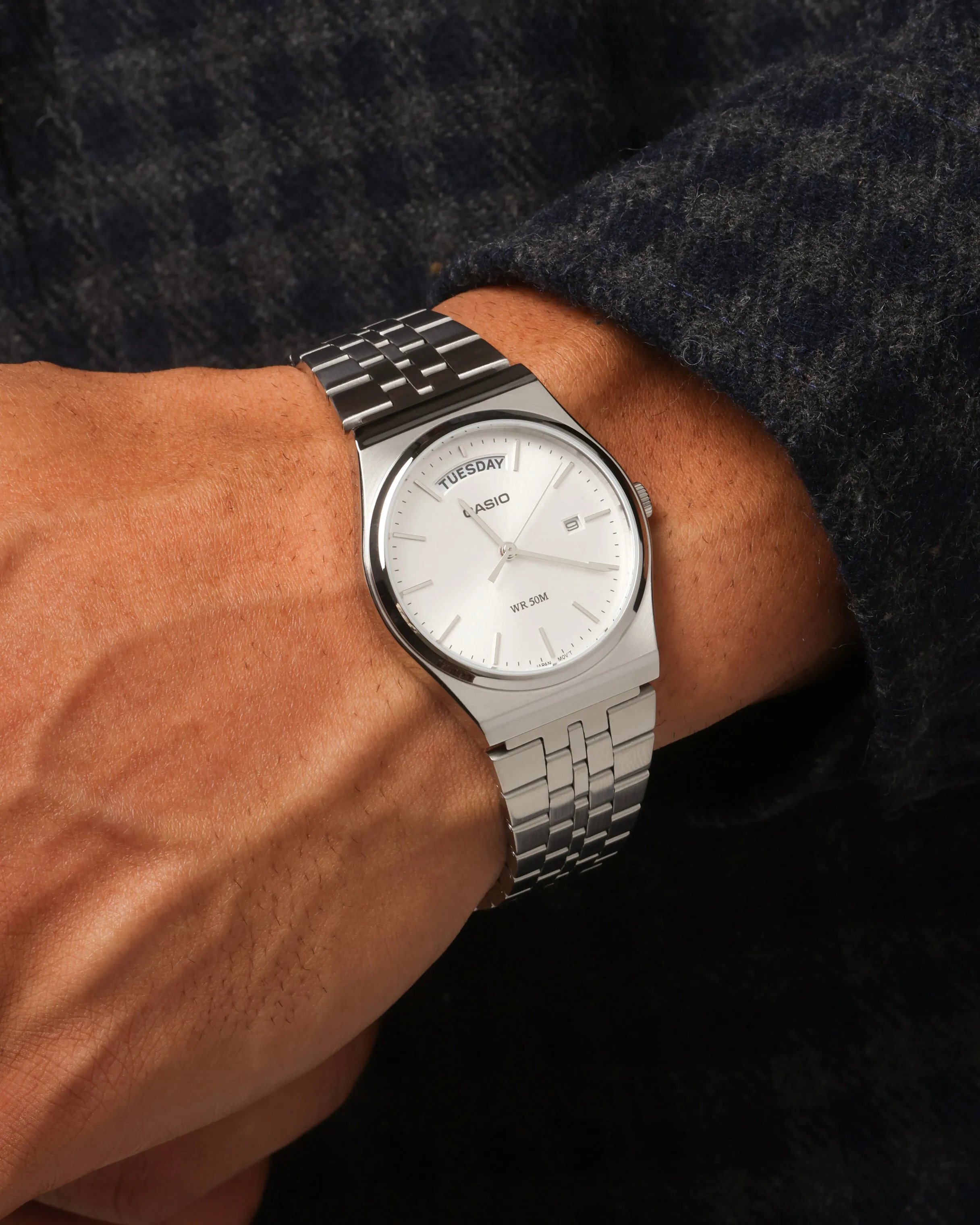 Casio MTP-B146D-7AVDF Watch Silver