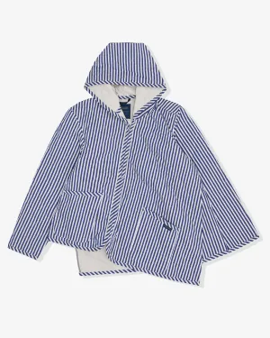 CDG Shirt - Men's Lavenham Asymmetric Striped Jacket - (Blue)