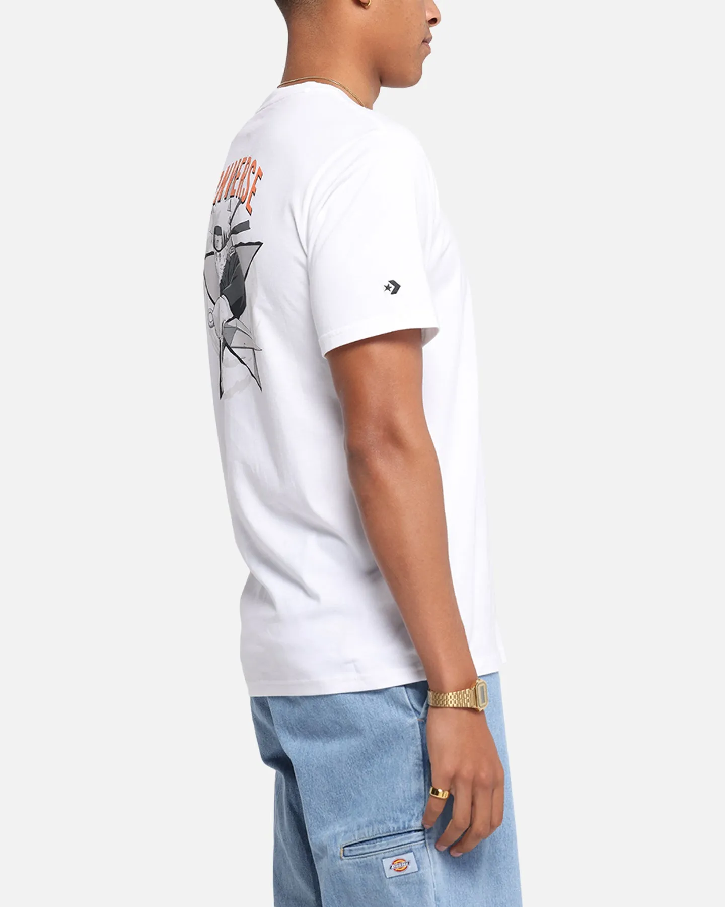 Converse x Naruto Graphic T-Shirt White