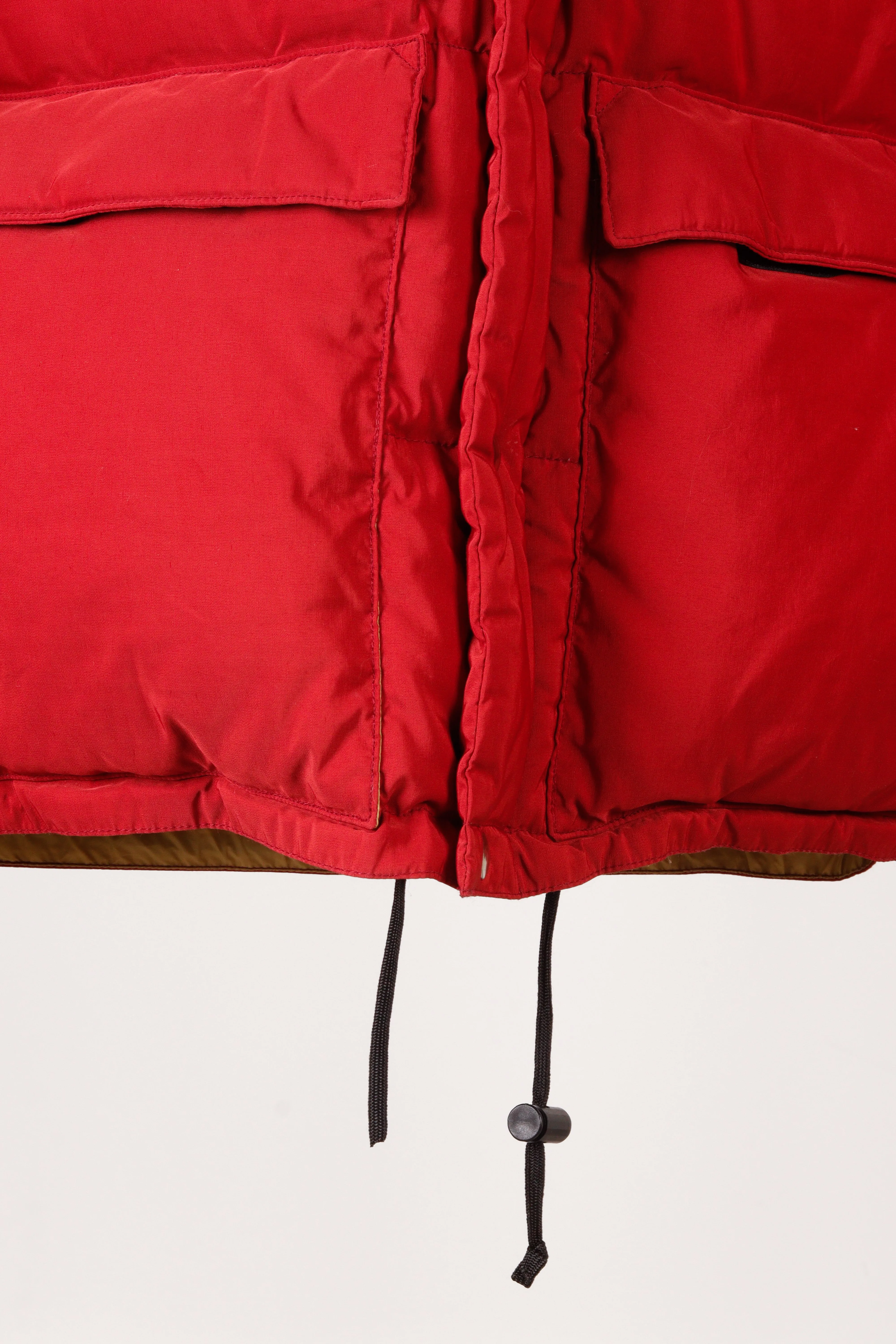 Crescent Down Works FW23 'Down Sweater' Jacket Red (2023)
