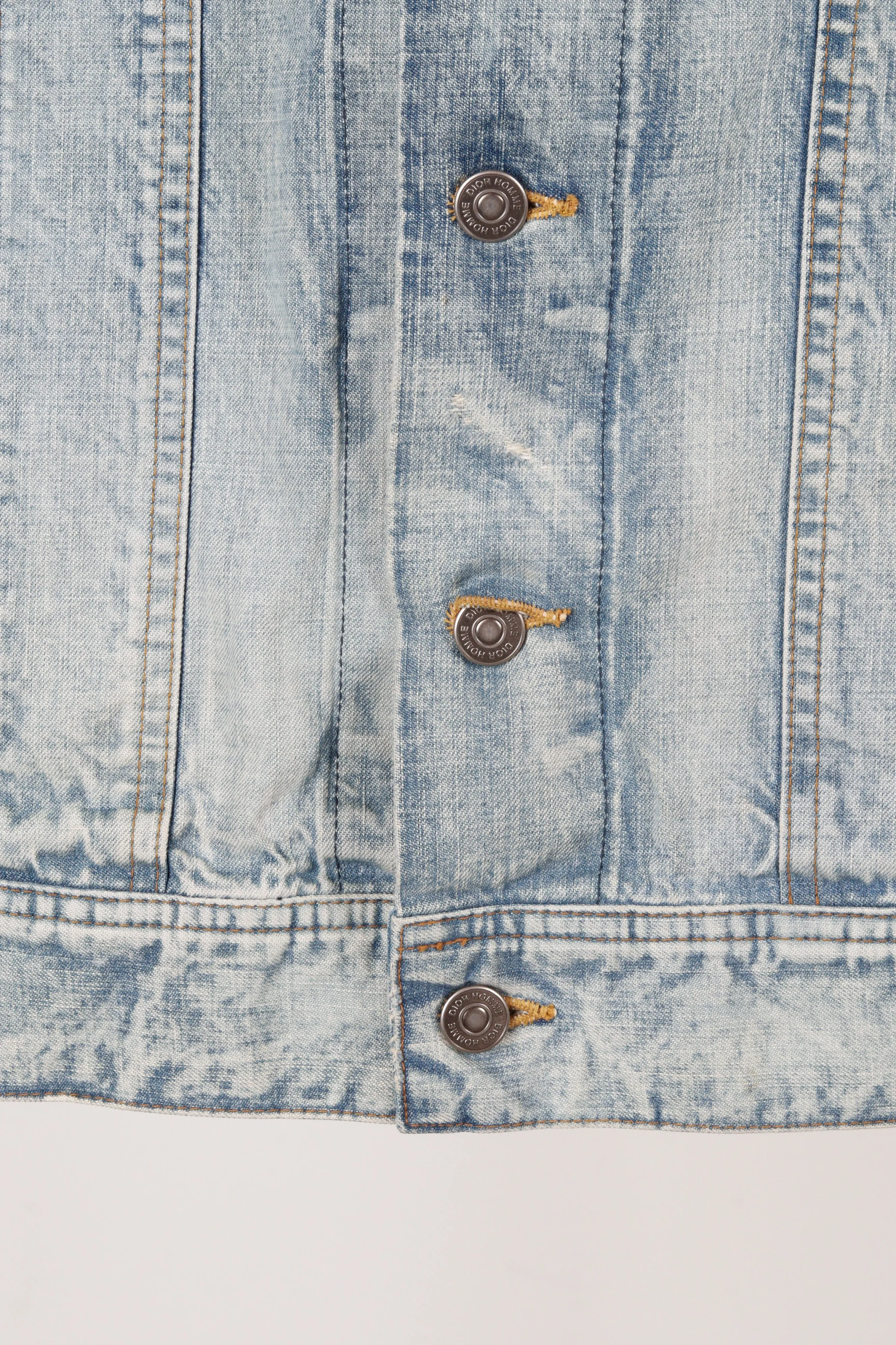Dior Homme SS11 'Bleached Light Wash' Denim Jacket (2011)