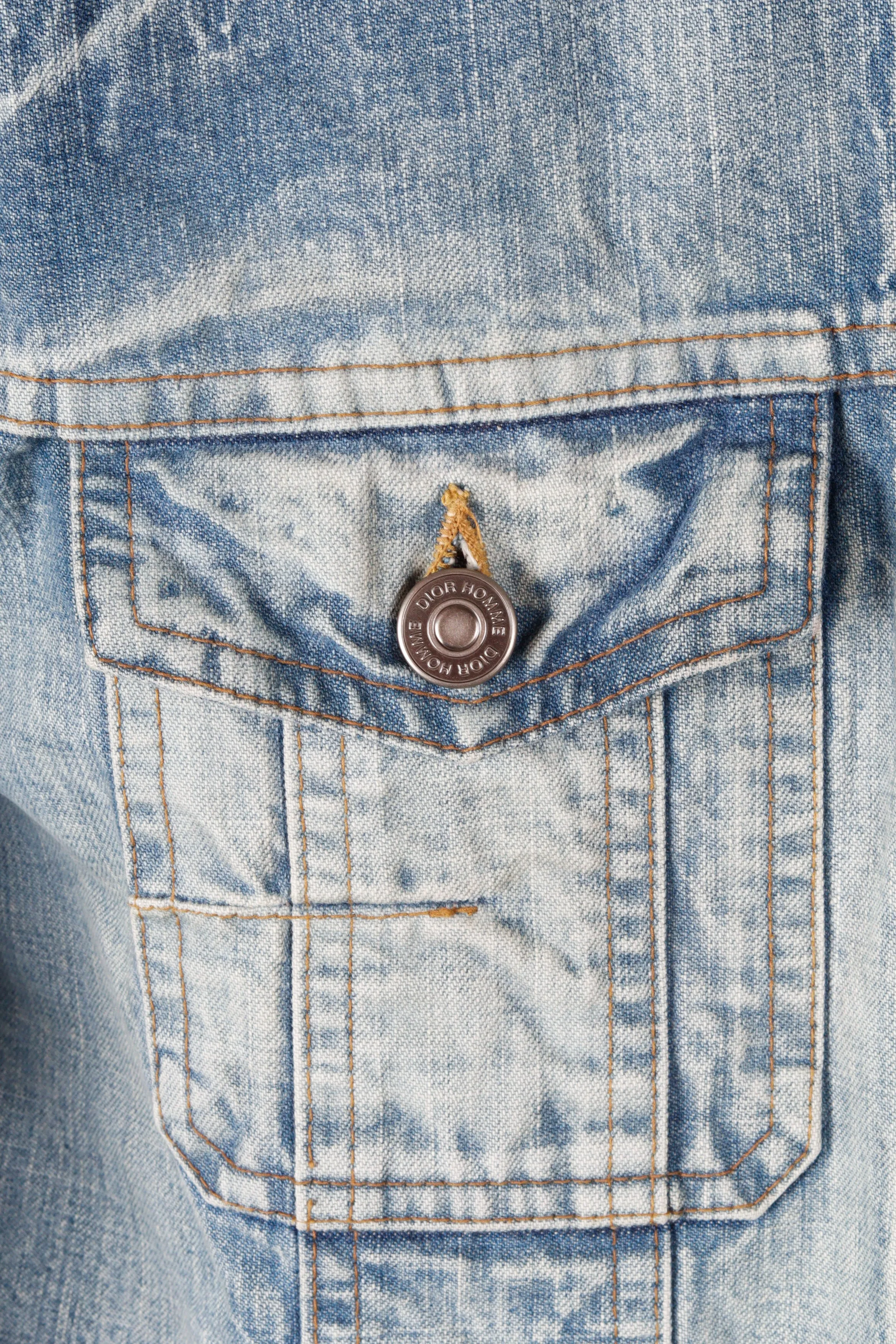 Dior Homme SS11 'Bleached Light Wash' Denim Jacket (2011)