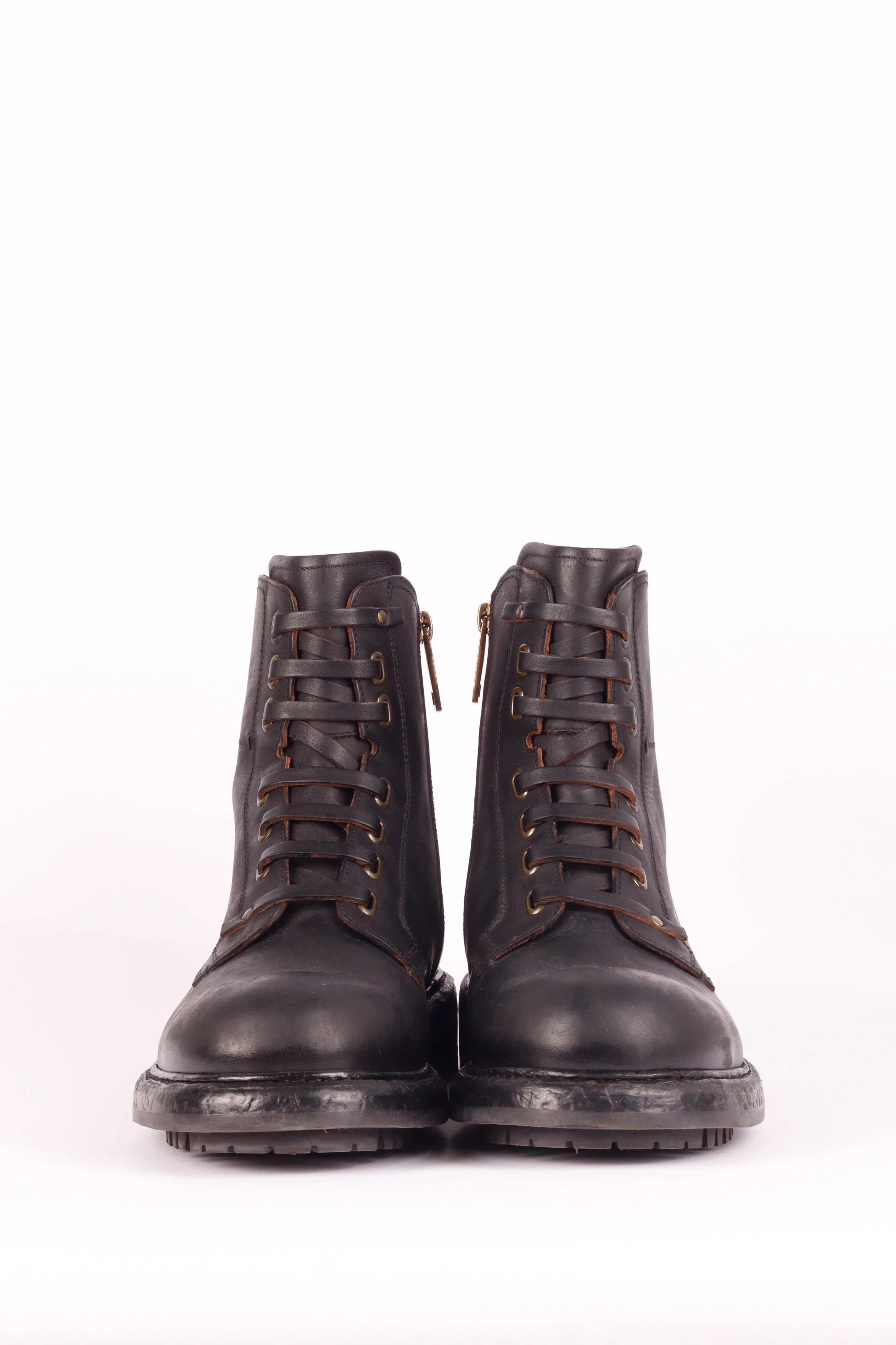 Dolce & Gabbana AW22 'Bernini Calfskin Leather' Boots Black (2022)