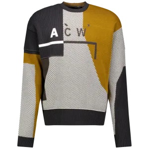 Geometric Knit Crewneck