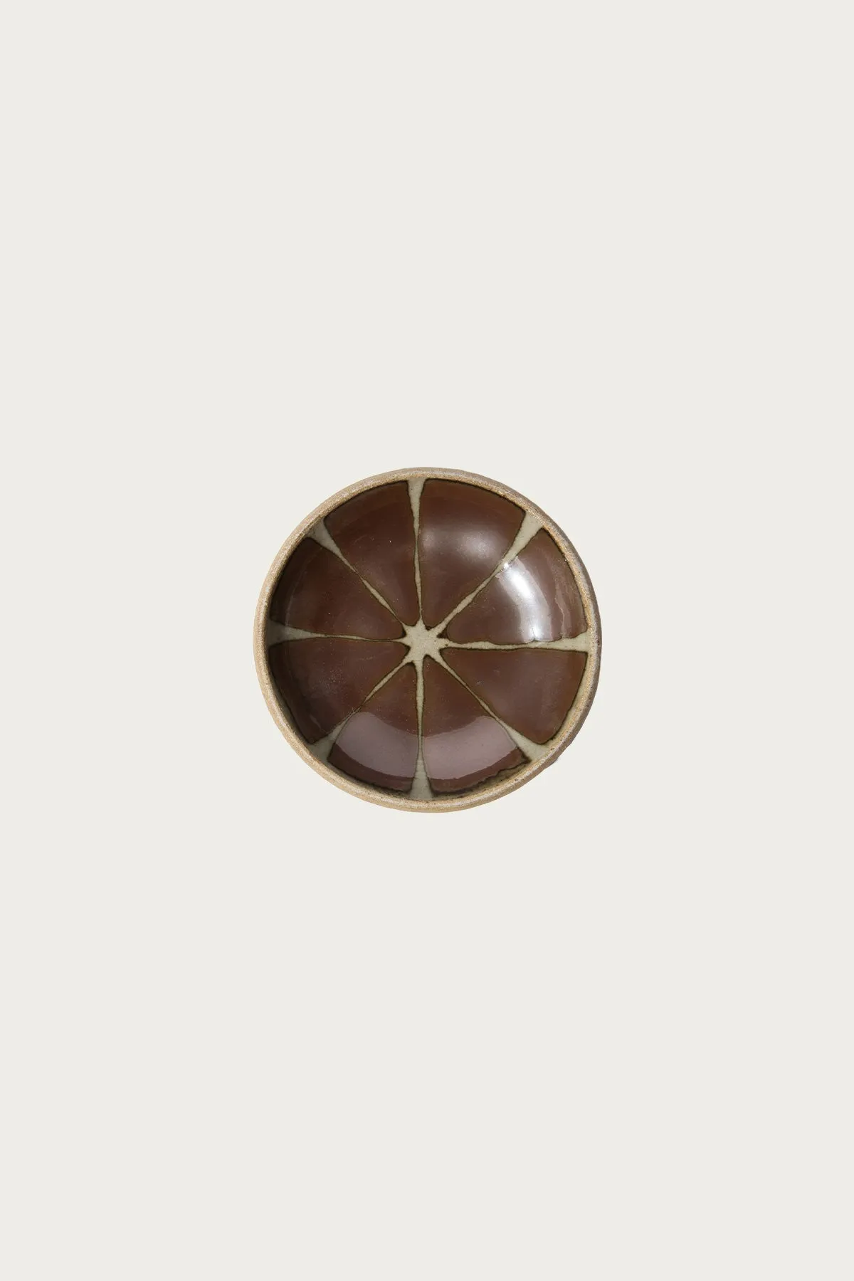 Hamadagama Round Plate - Brown