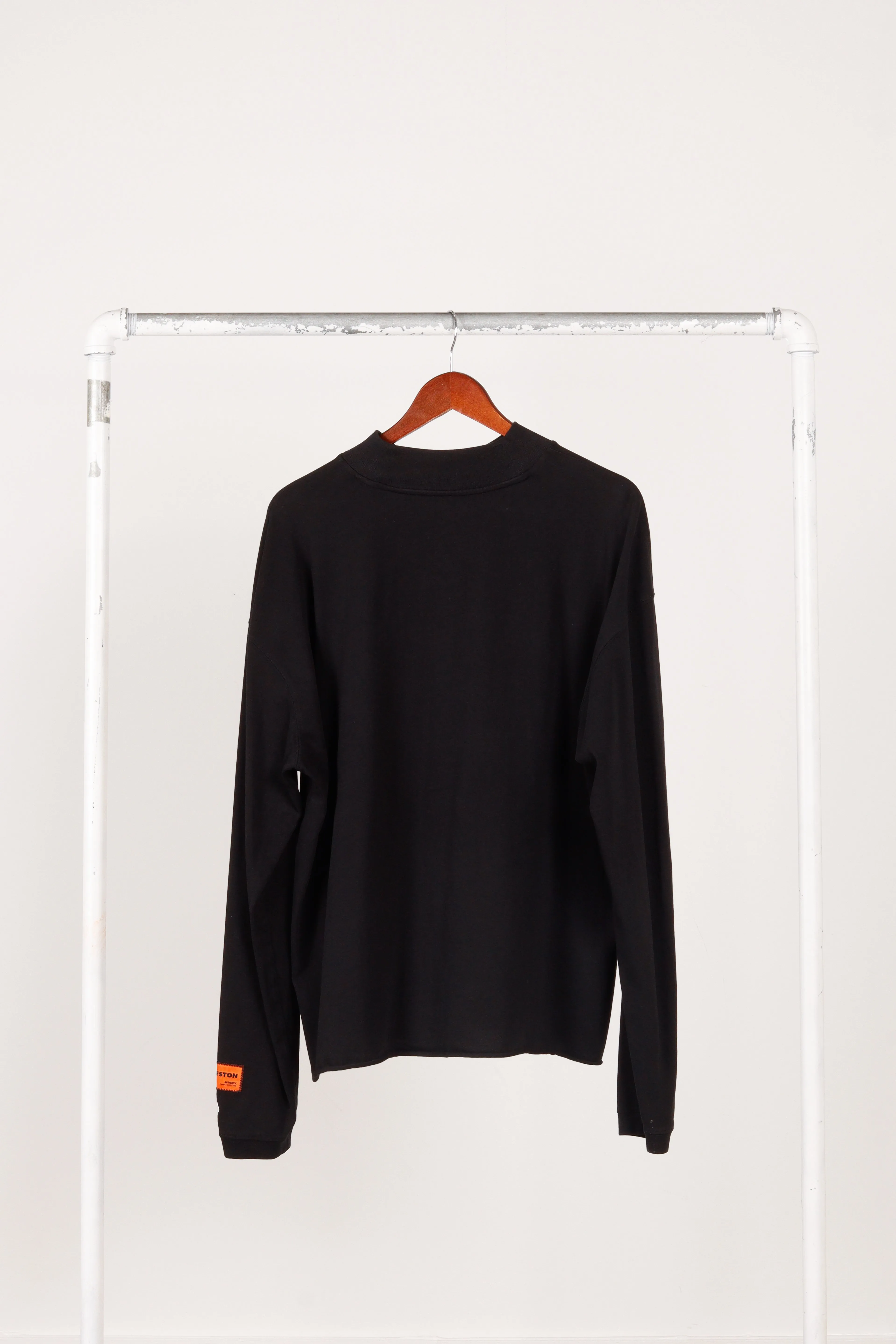 Heron Preston SS22 'CTNMB Motif' Mockneck L/S T-Shirt Black (2022)