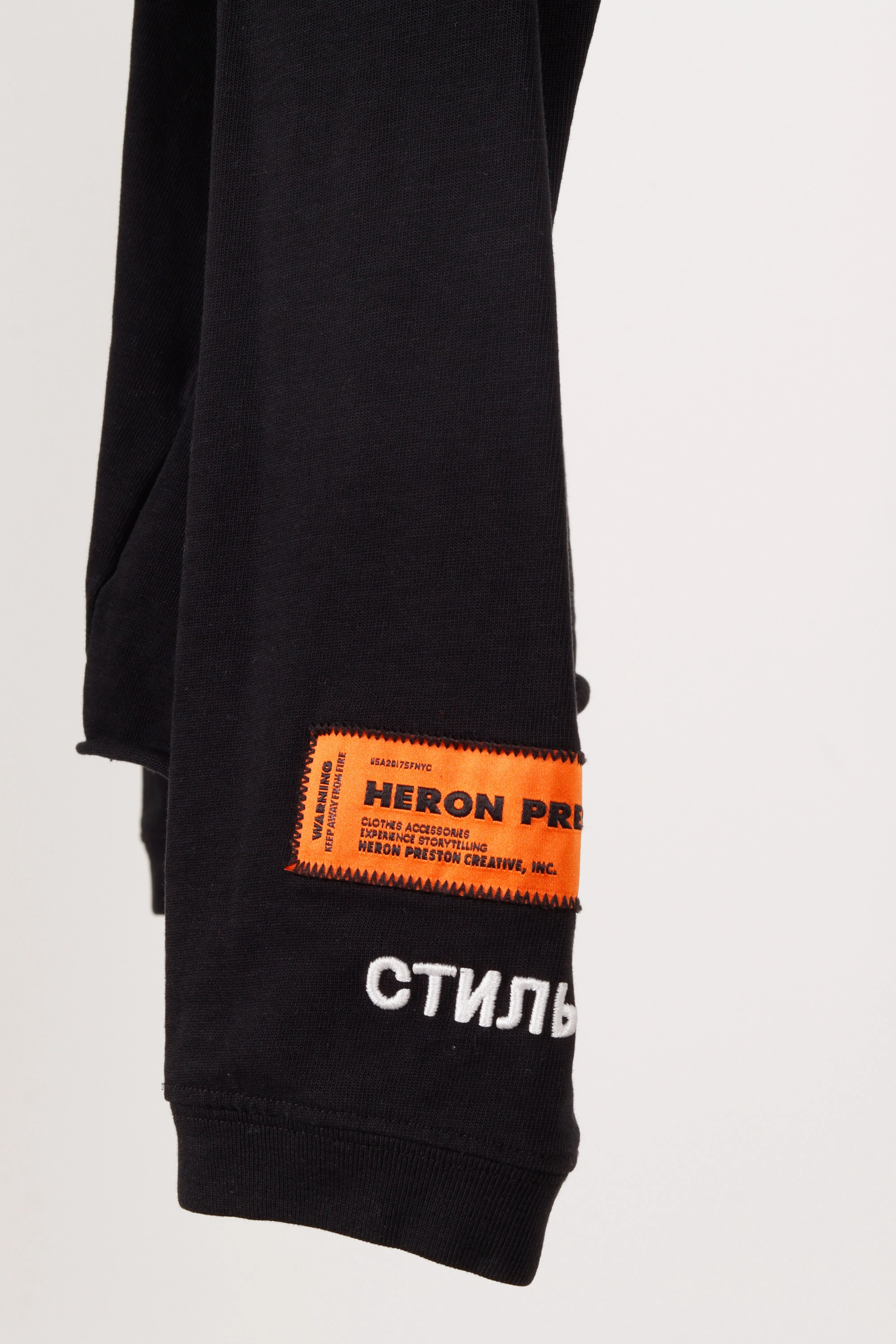 Heron Preston SS22 'CTNMB Motif' Mockneck L/S T-Shirt Black (2022)