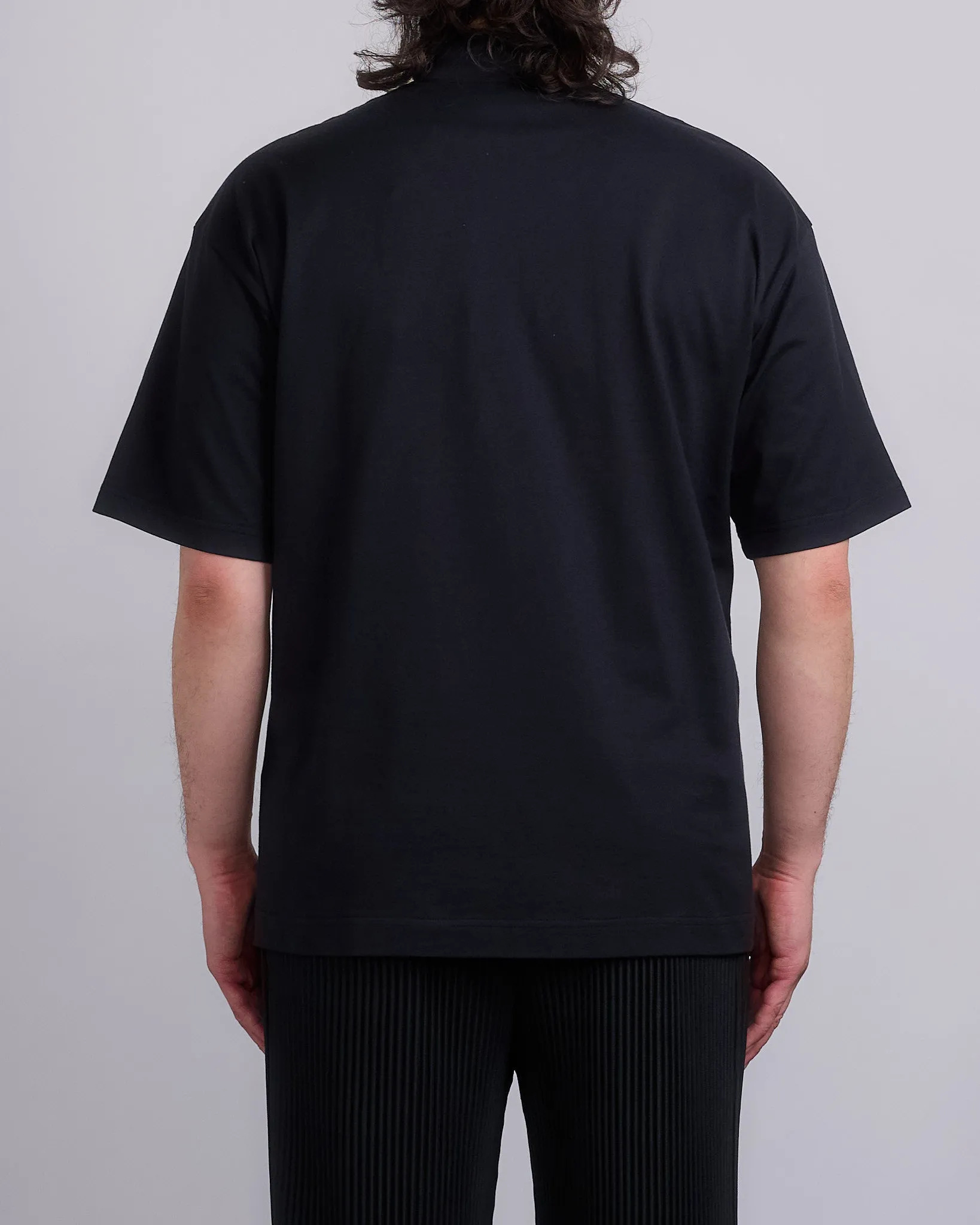 HOMME PLISS ISSEY MIYAKE High Neck T-Shirt Black