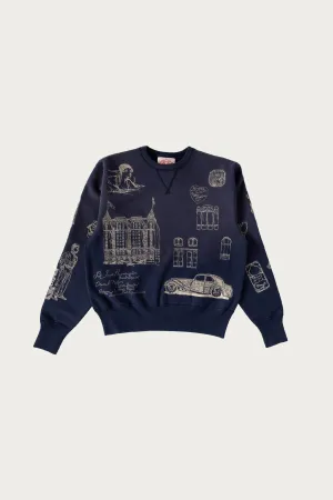 Hotel Crewneck - Navy