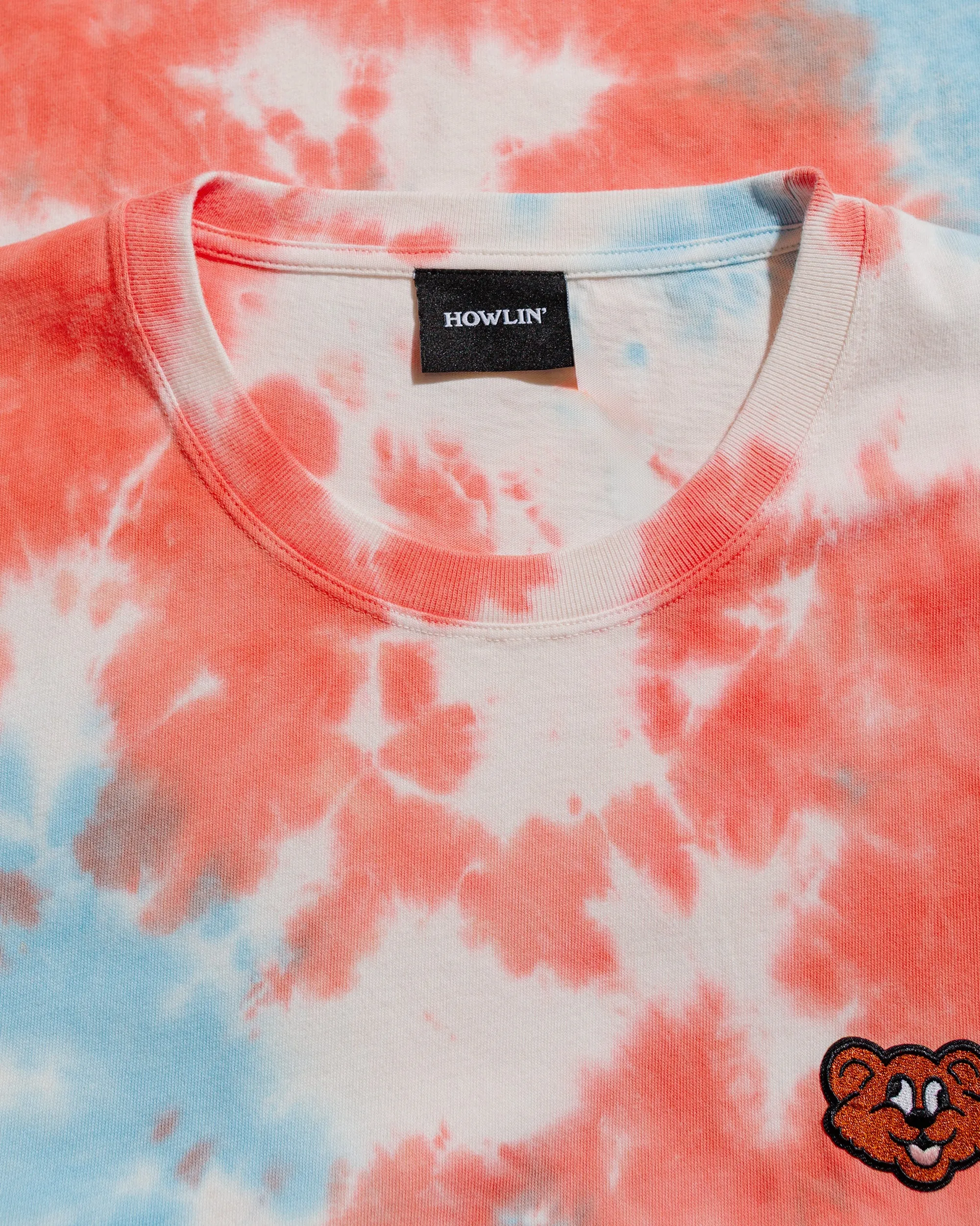 Howlin' Cosmic Short Sleeve Shaggy Bear Red Fire