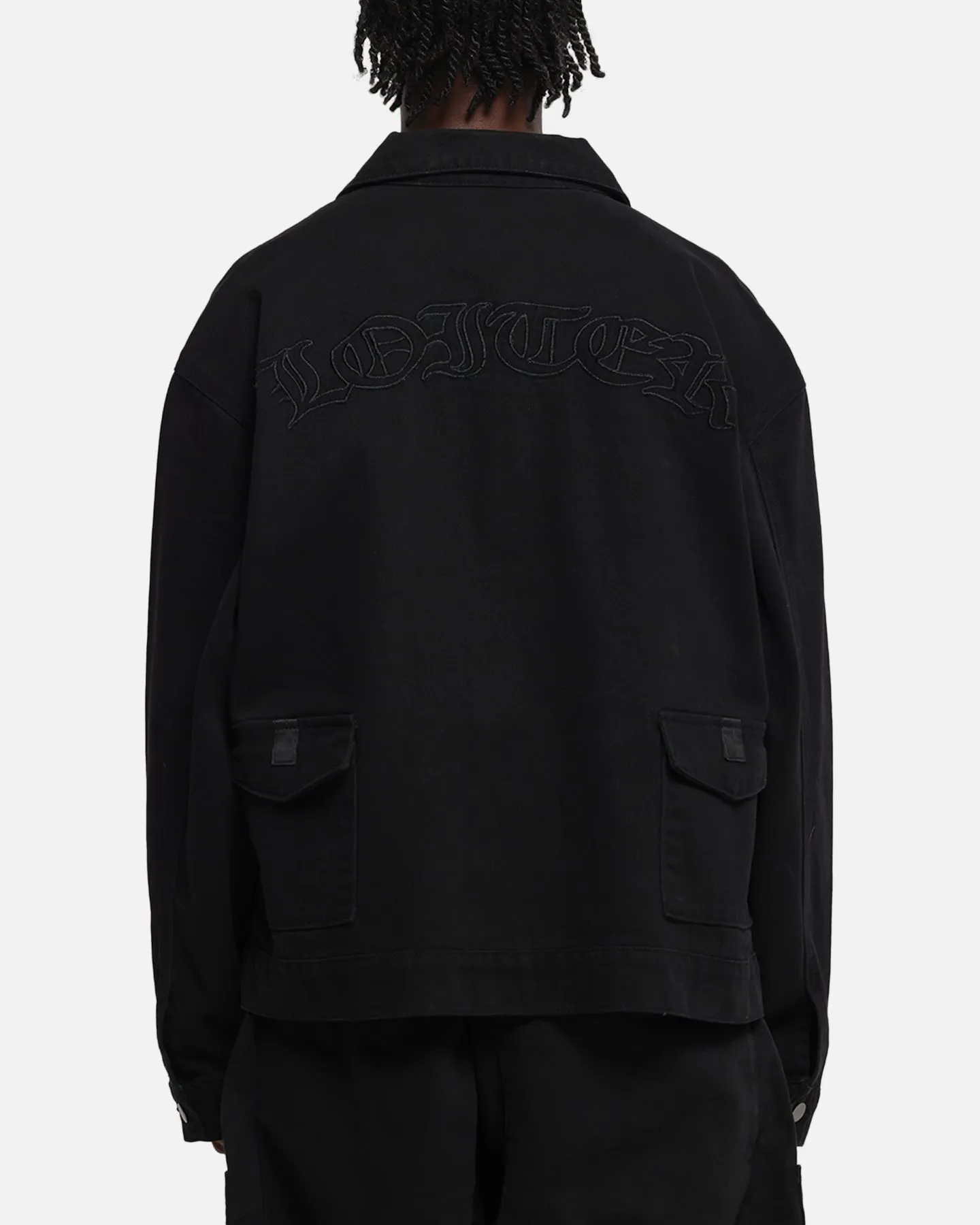Loiter Combat Utility Jacket Washed Black