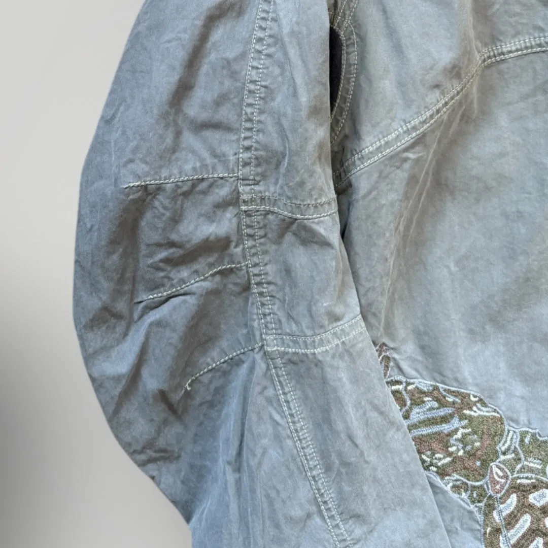 Maharishi Women's Asymmetrical Zip Up Lightweight Jacket 14