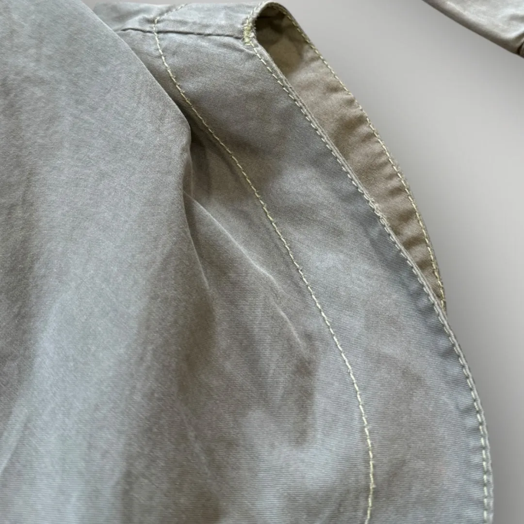 Maharishi Women's Asymmetrical Zip Up Lightweight Jacket 14