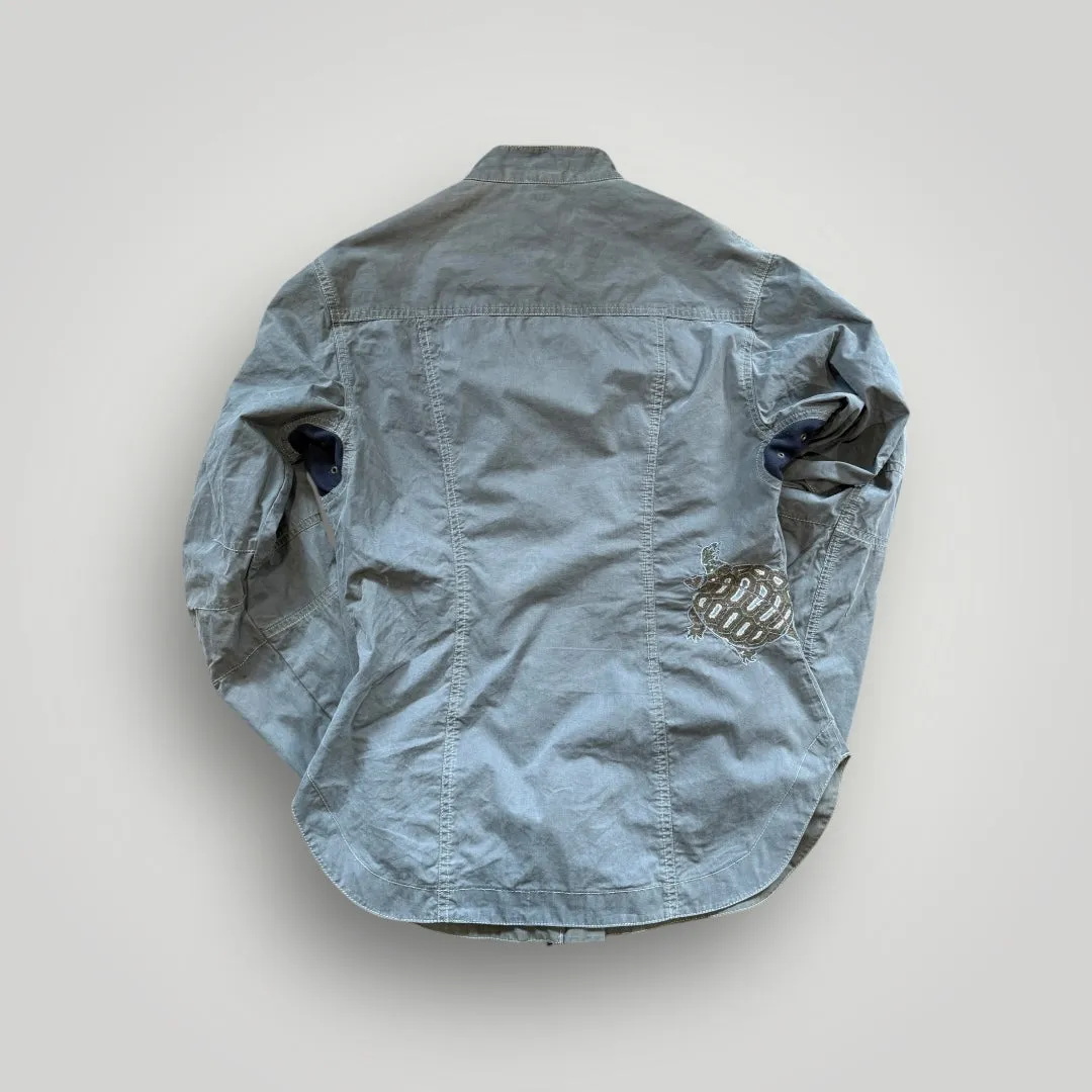 Maharishi Women's Asymmetrical Zip Up Lightweight Jacket 14