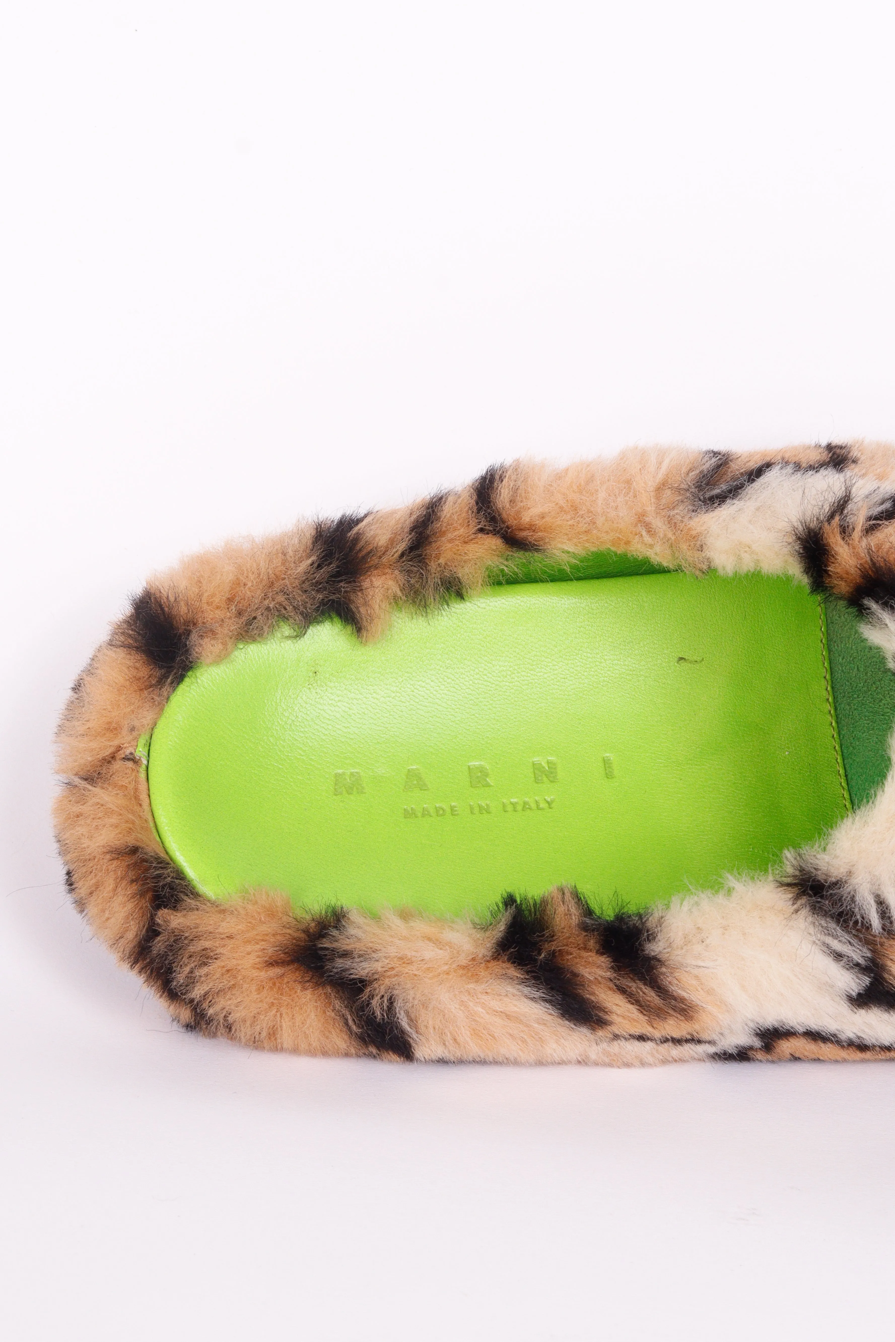 Marni Womens SS22 'Fussbett Sabot' Mules Leopard (2022)
