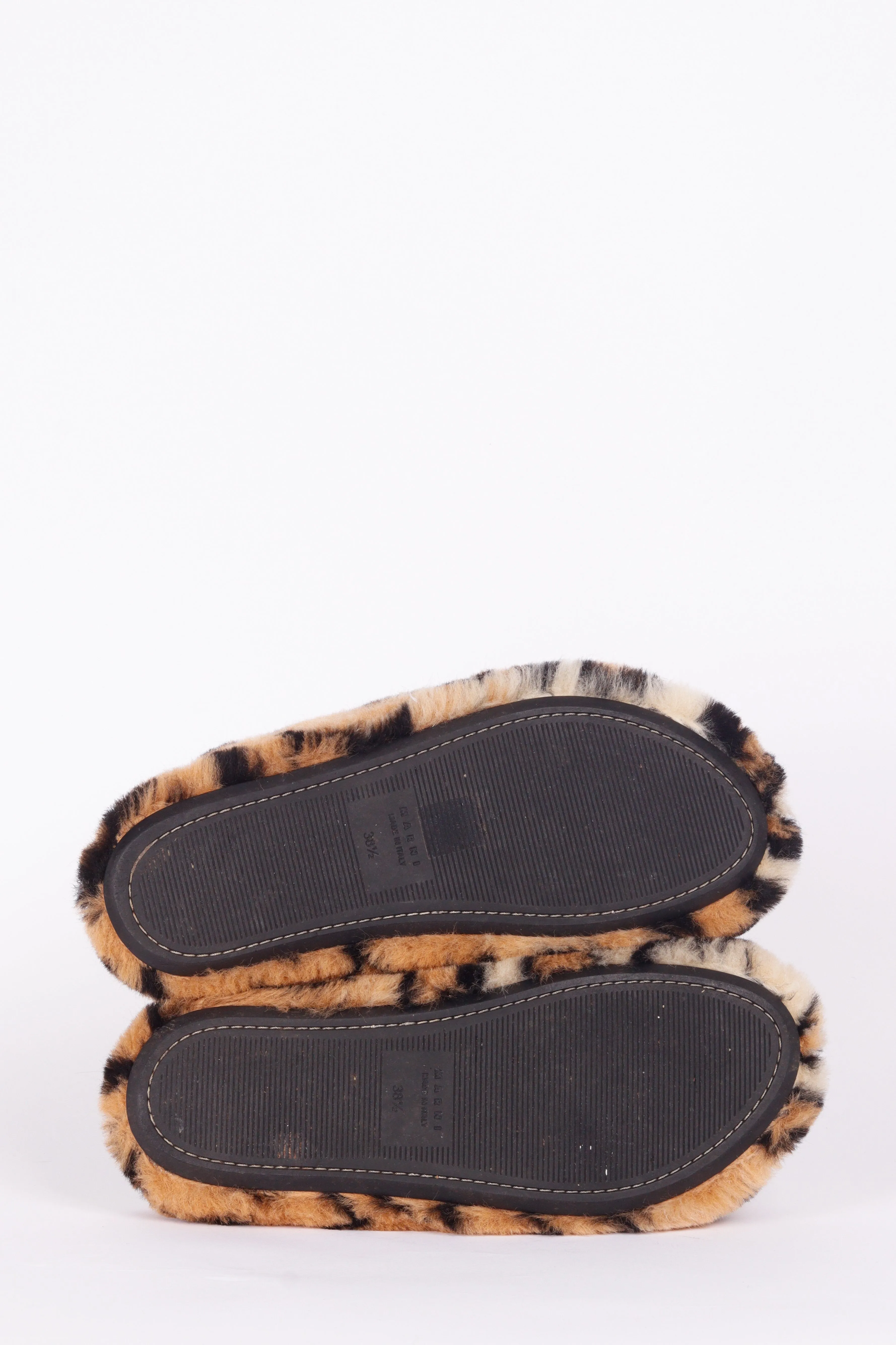 Marni Womens SS22 'Fussbett Sabot' Mules Leopard (2022)