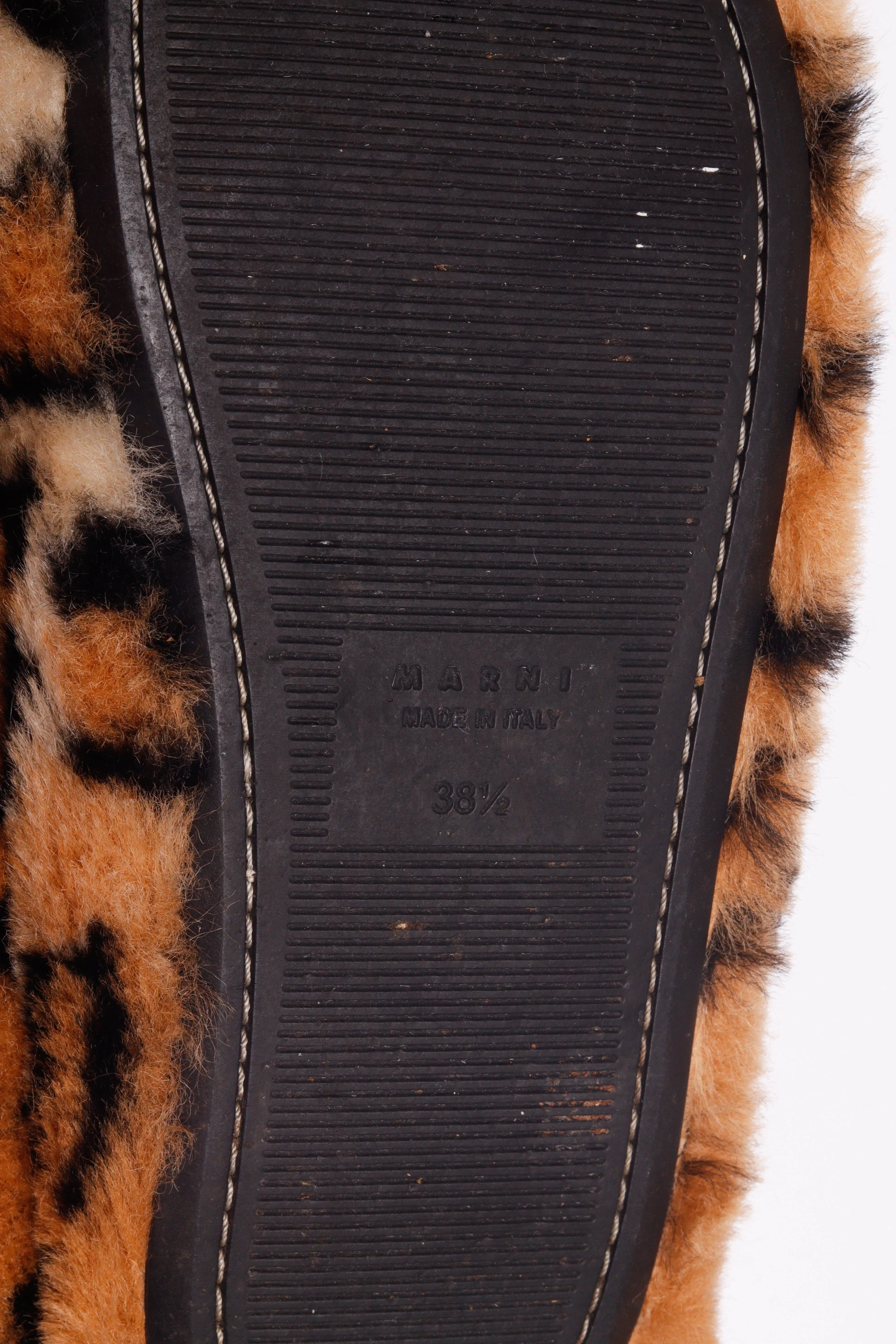 Marni Womens SS22 'Fussbett Sabot' Mules Leopard (2022)