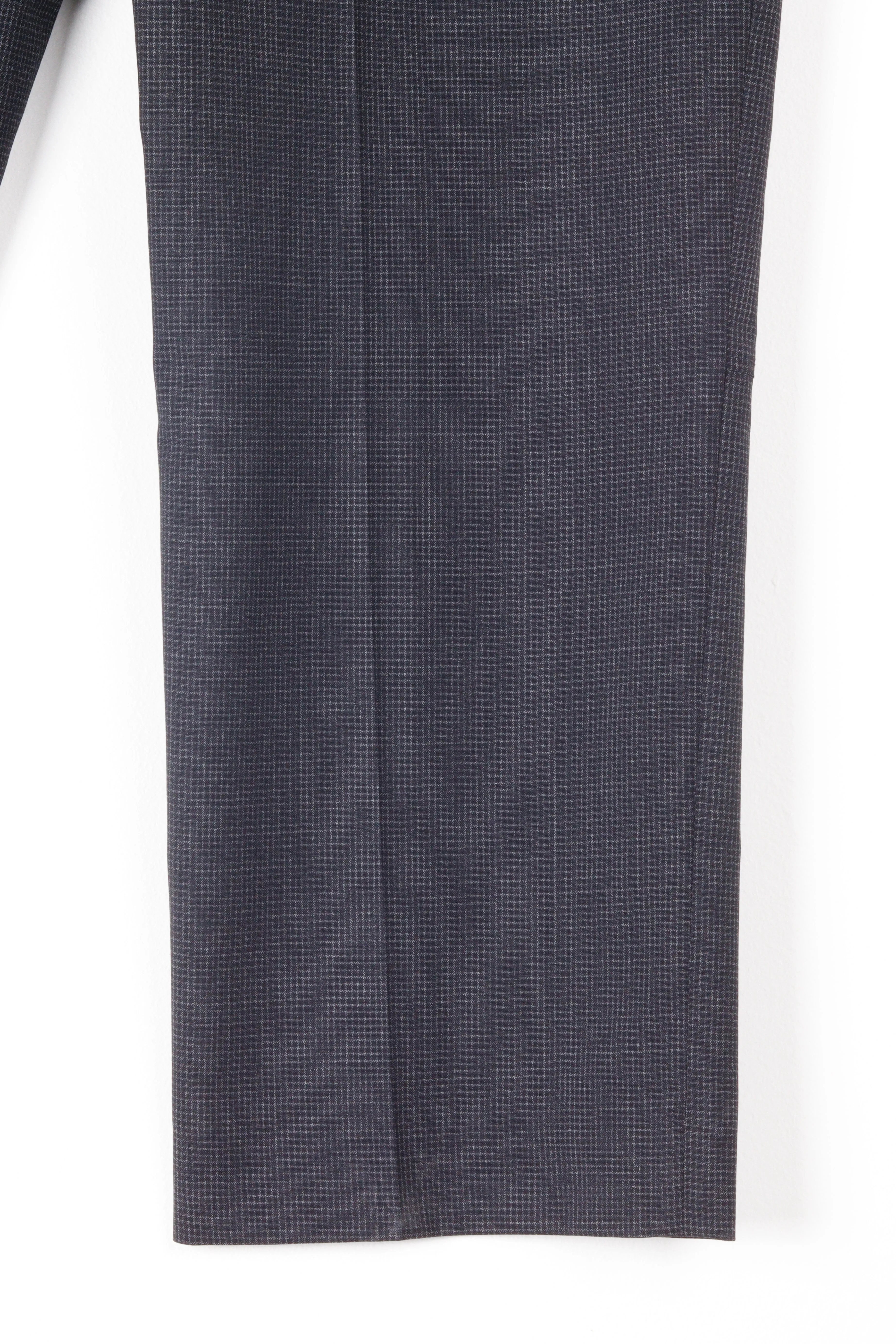 Martine Rose FW22 'Navy Check Cavalry Twill' Trousers (2022)