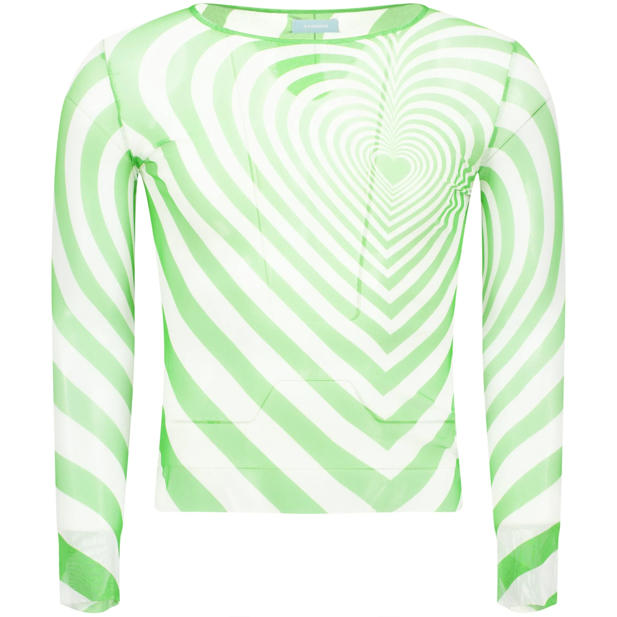 Mesh LS Top W/ Heart