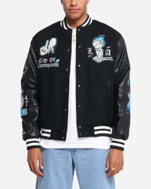 Mitchell & Ness Los Angeles Lakers City Of Champions Varsity Jacket Black