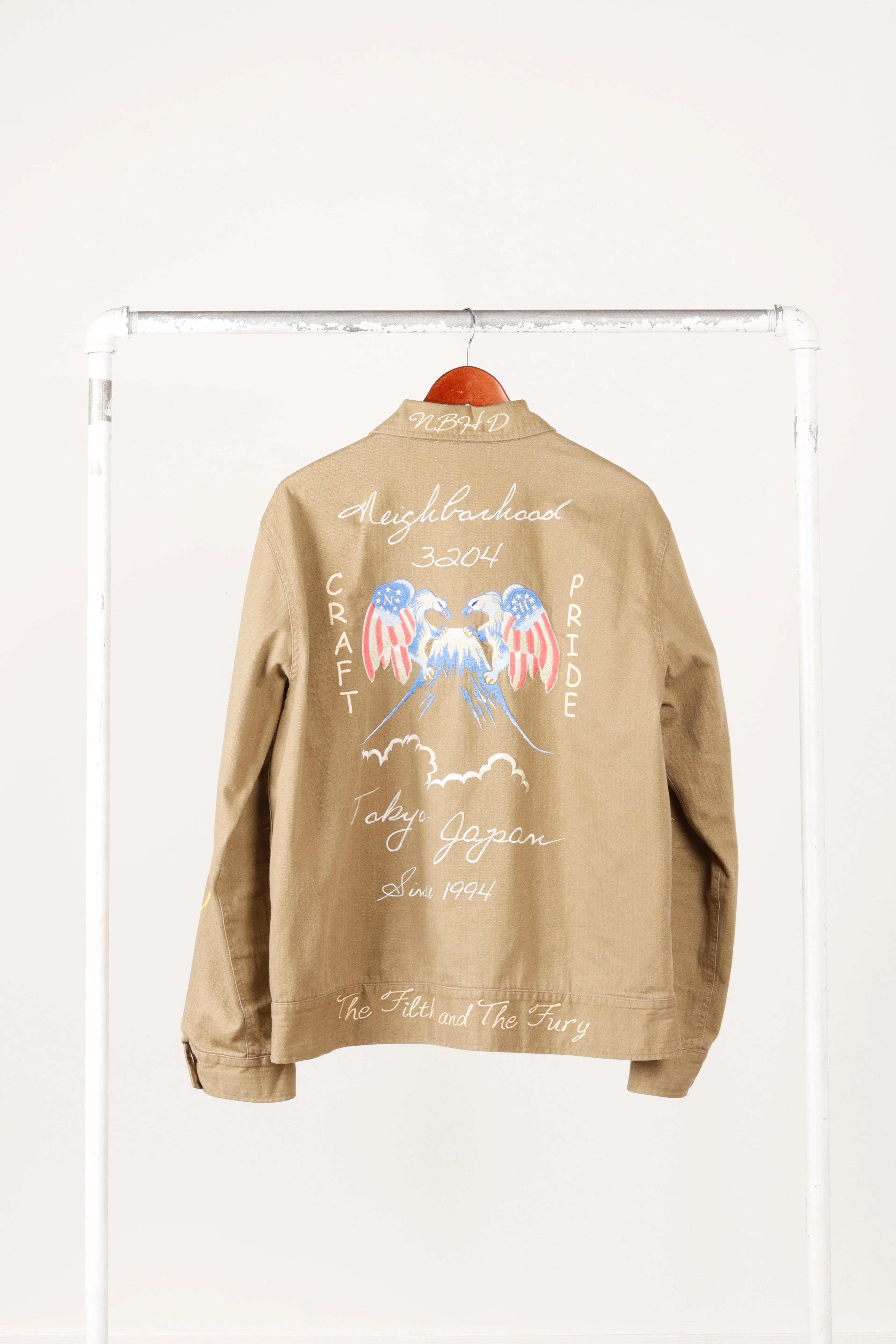 Neighborhood SS15 'Mash' Souvenir Embroidered Chore Coat (2015)