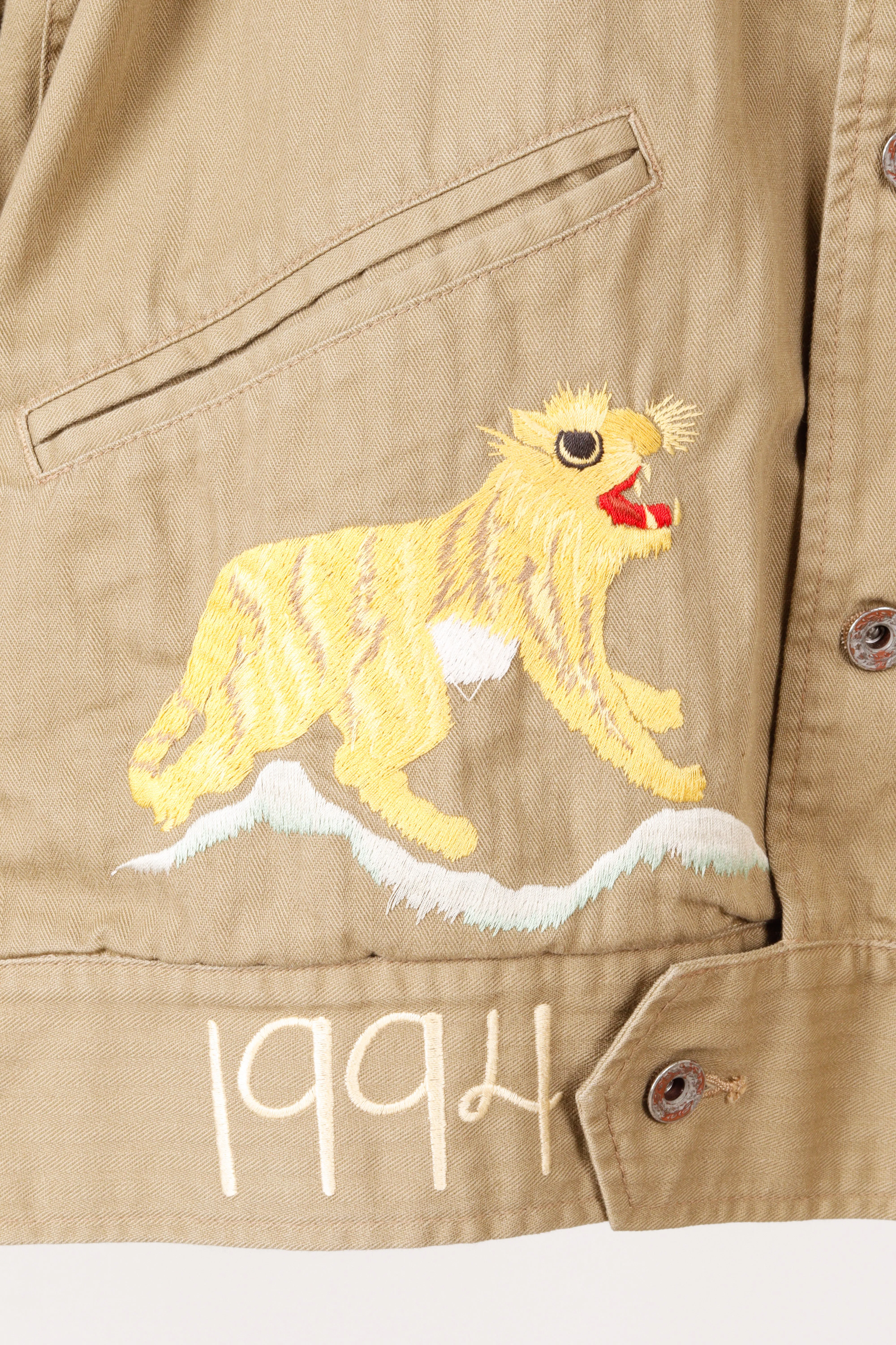Neighborhood SS15 'Mash' Souvenir Embroidered Chore Coat (2015)