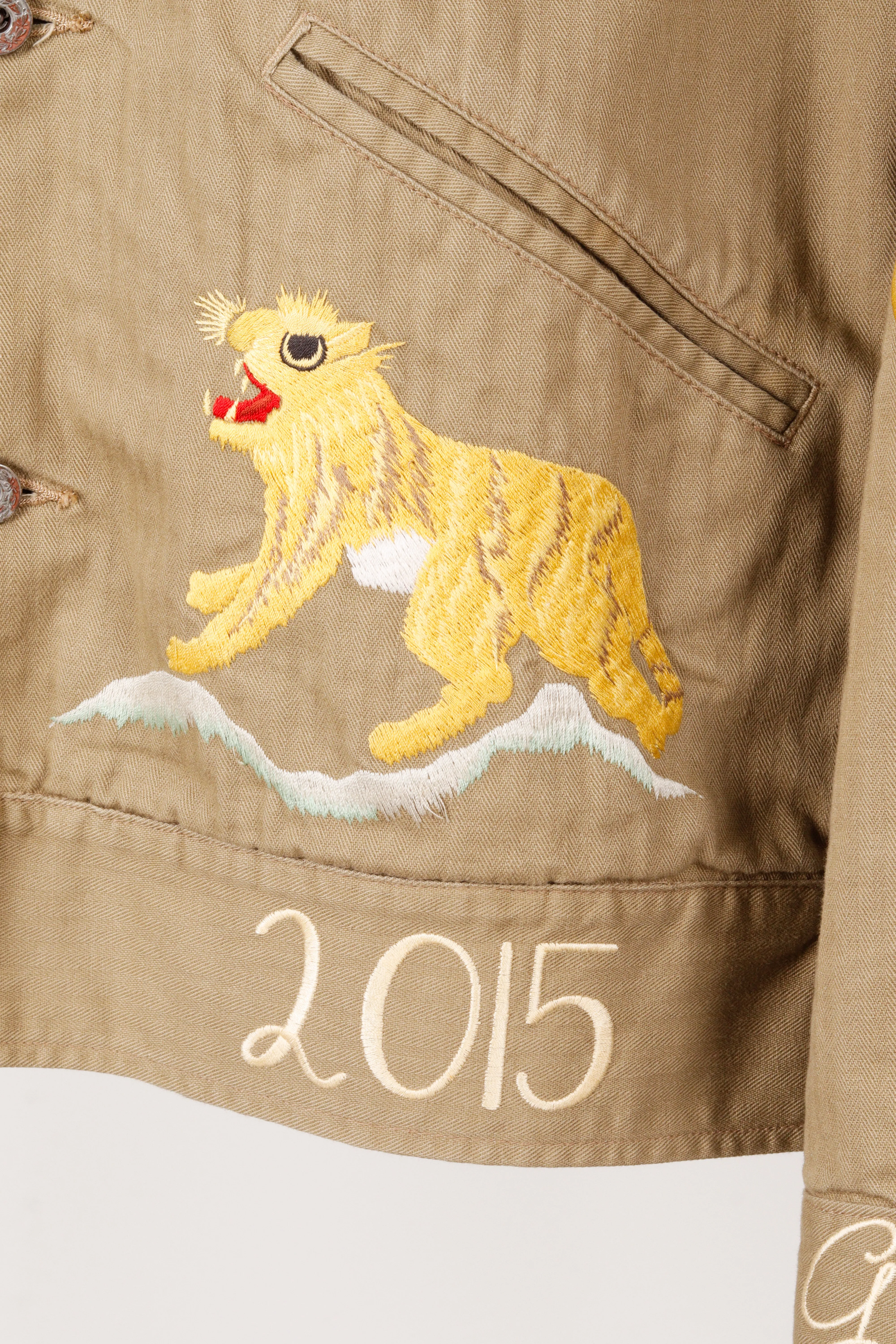 Neighborhood SS15 'Mash' Souvenir Embroidered Chore Coat (2015)