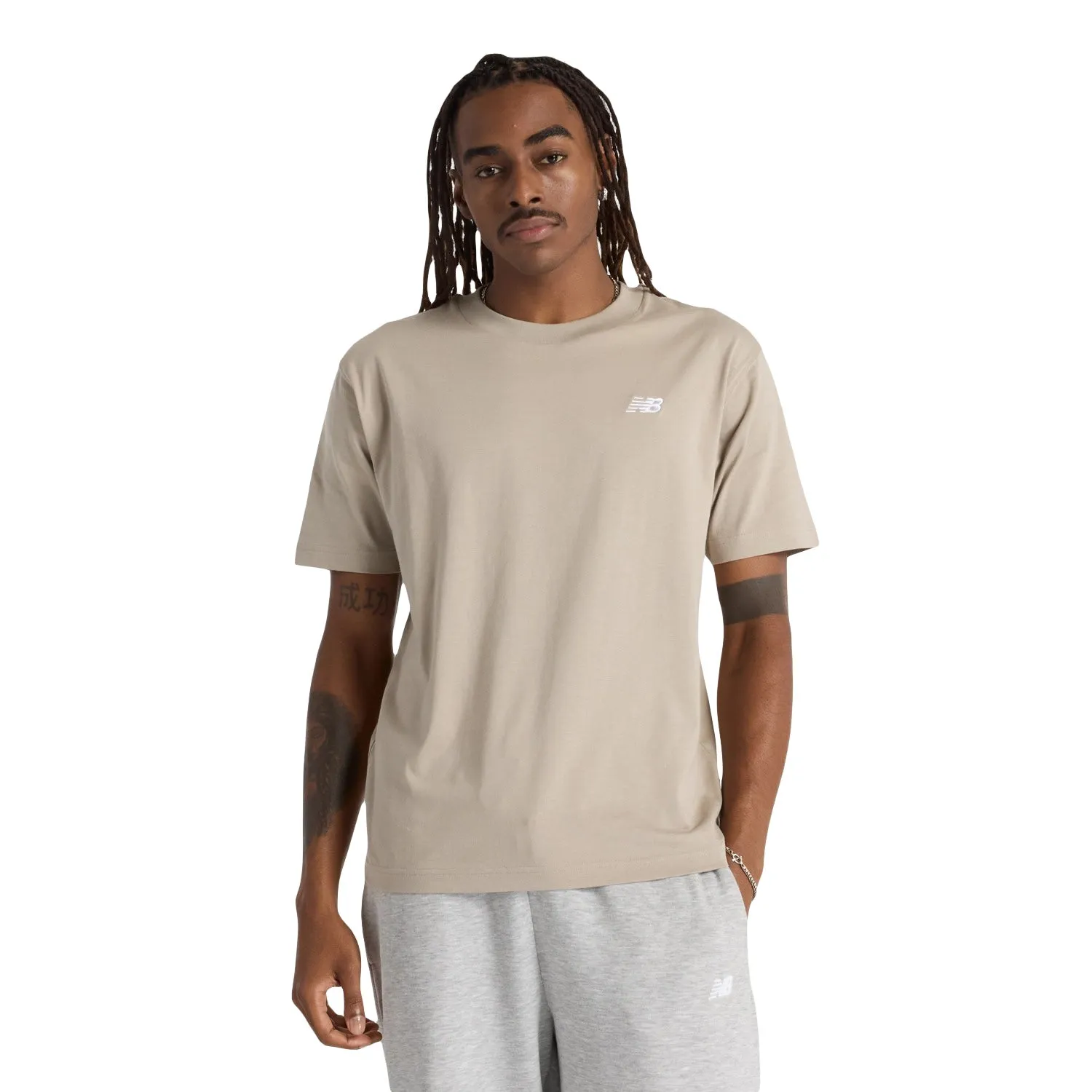 New Balance Sport Essentials Cotton T-Shirt Arid Stone MT41509-ADS