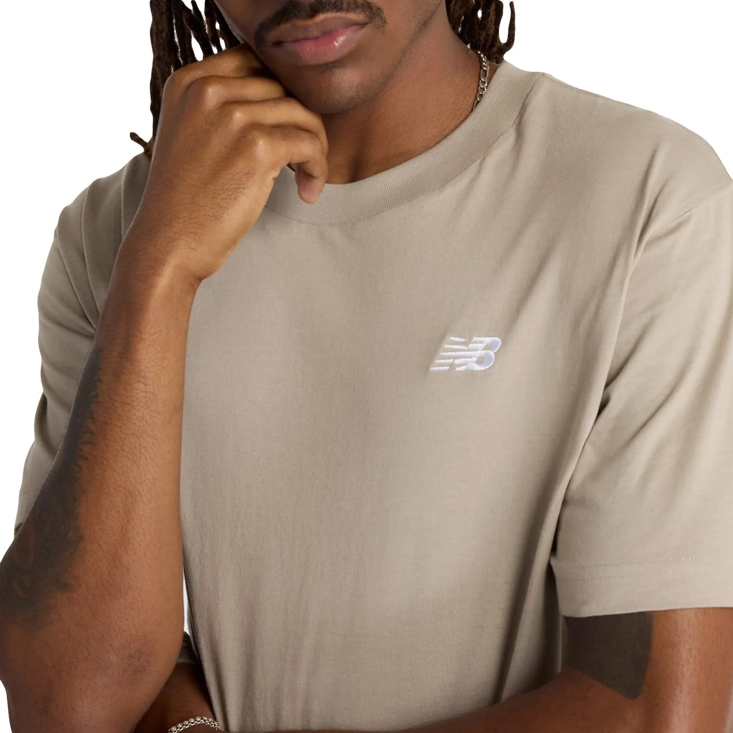 New Balance Sport Essentials Cotton T-Shirt Arid Stone MT41509-ADS