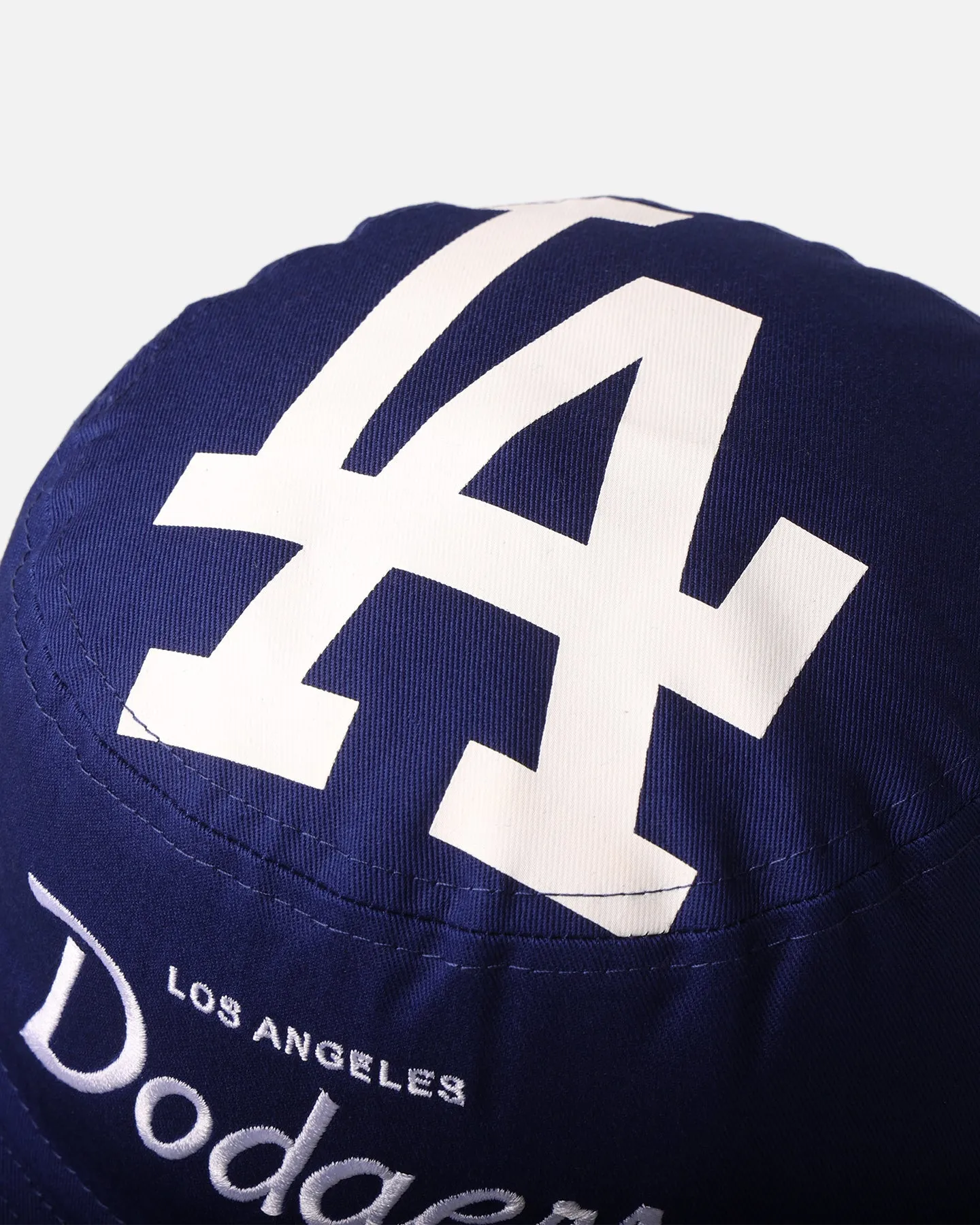 New Era Los Angeles Dodgers 'Script' Bucket Hat Official Team Colour