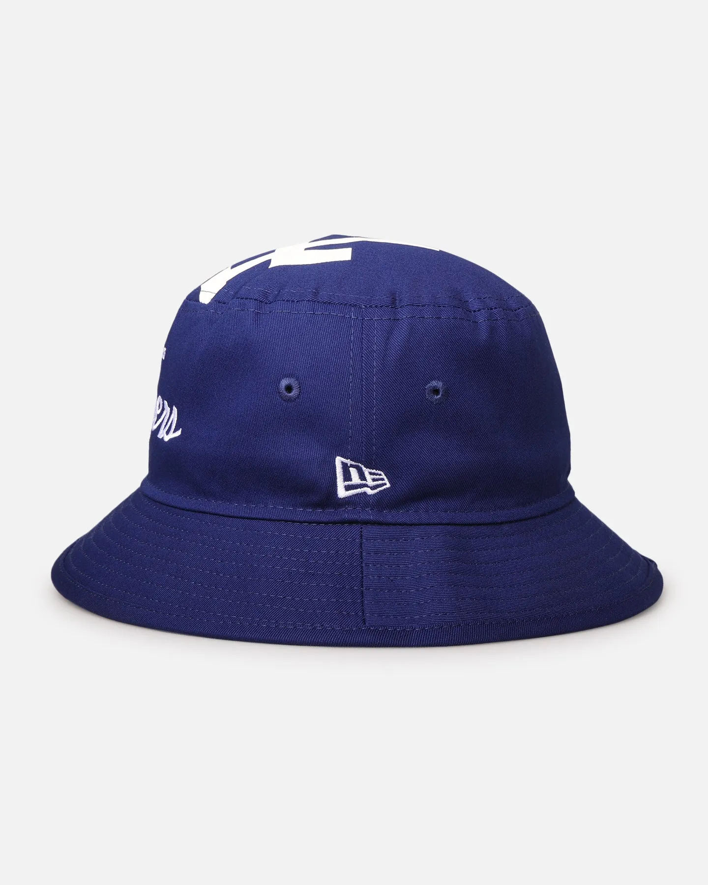 New Era Los Angeles Dodgers 'Script' Bucket Hat Official Team Colour