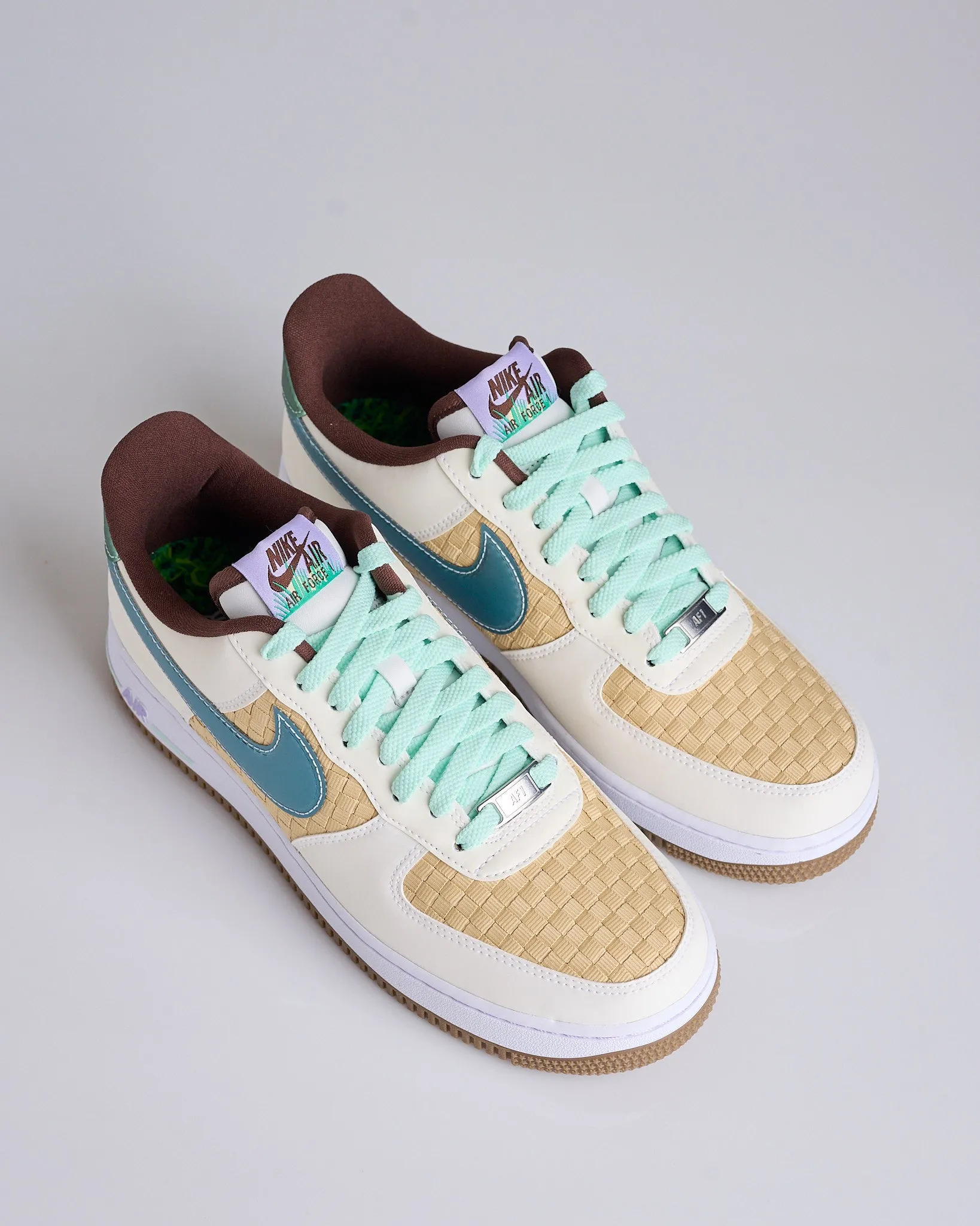 Nike Air Force 1 Retro QS Summit White Glacier Blue-Mint Foam IB5722 100